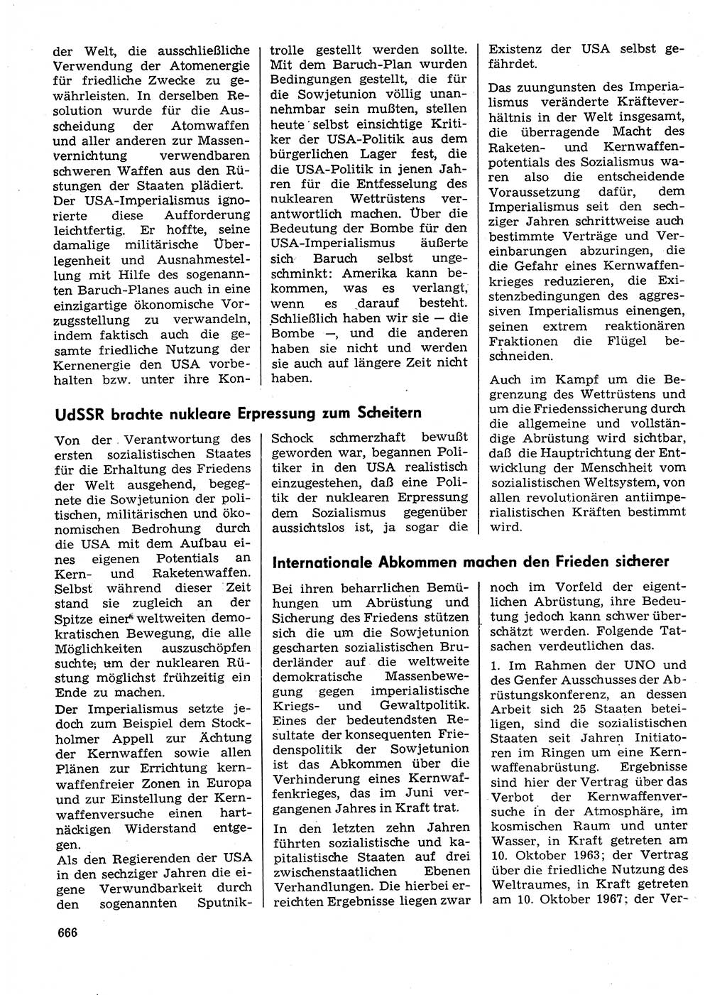 Neuer Weg (NW), Organ des Zentralkomitees (ZK) der SED (Sozialistische Einheitspartei Deutschlands) für Fragen des Parteilebens, 29. Jahrgang [Deutsche Demokratische Republik (DDR)] 1974, Seite 666 (NW ZK SED DDR 1974, S. 666)