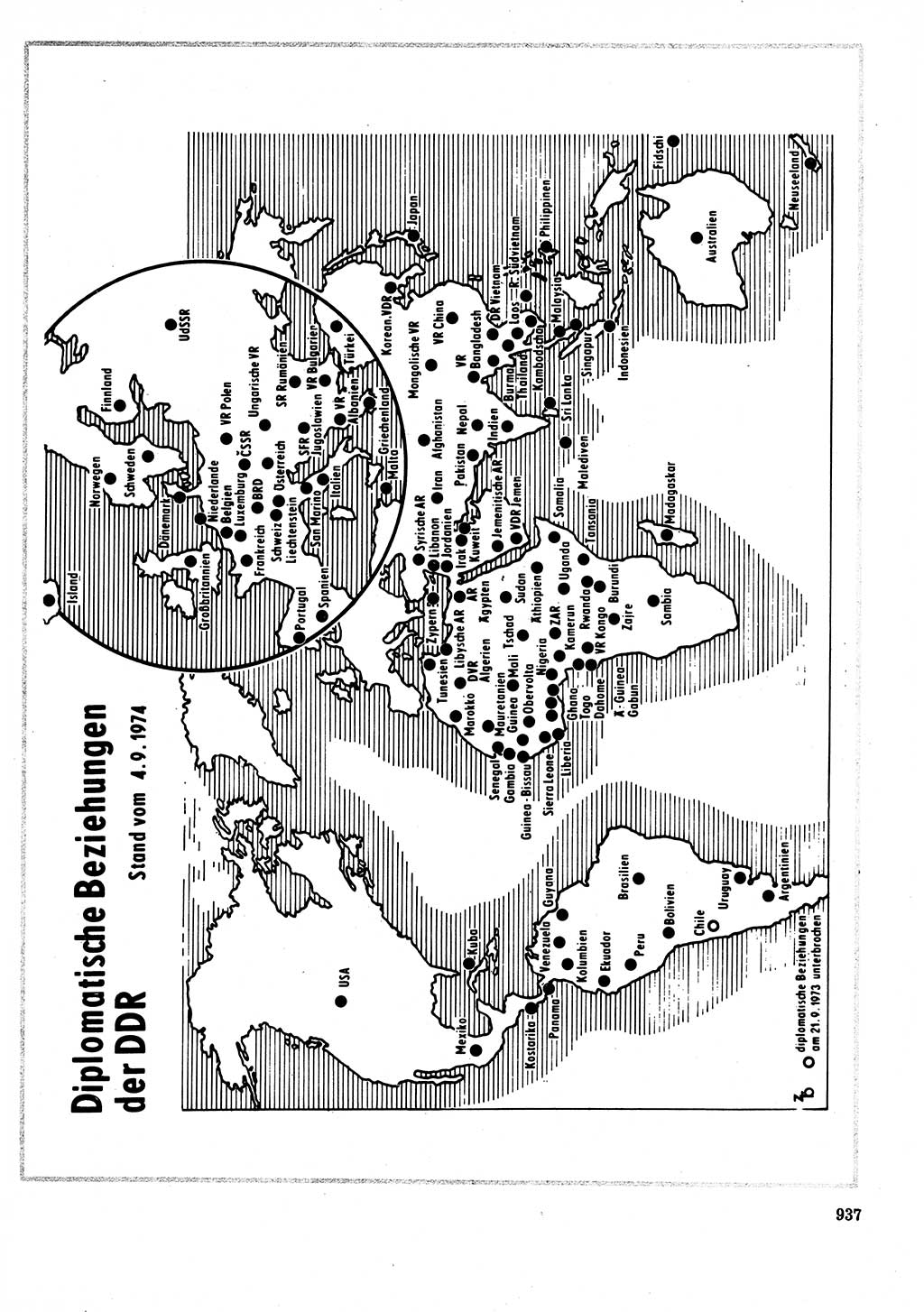 Neuer Weg (NW), Organ des Zentralkomitees (ZK) der SED (Sozialistische Einheitspartei Deutschlands) für Fragen des Parteilebens, 29. Jahrgang [Deutsche Demokratische Republik (DDR)] 1974, Seite 937 (NW ZK SED DDR 1974, S. 937)