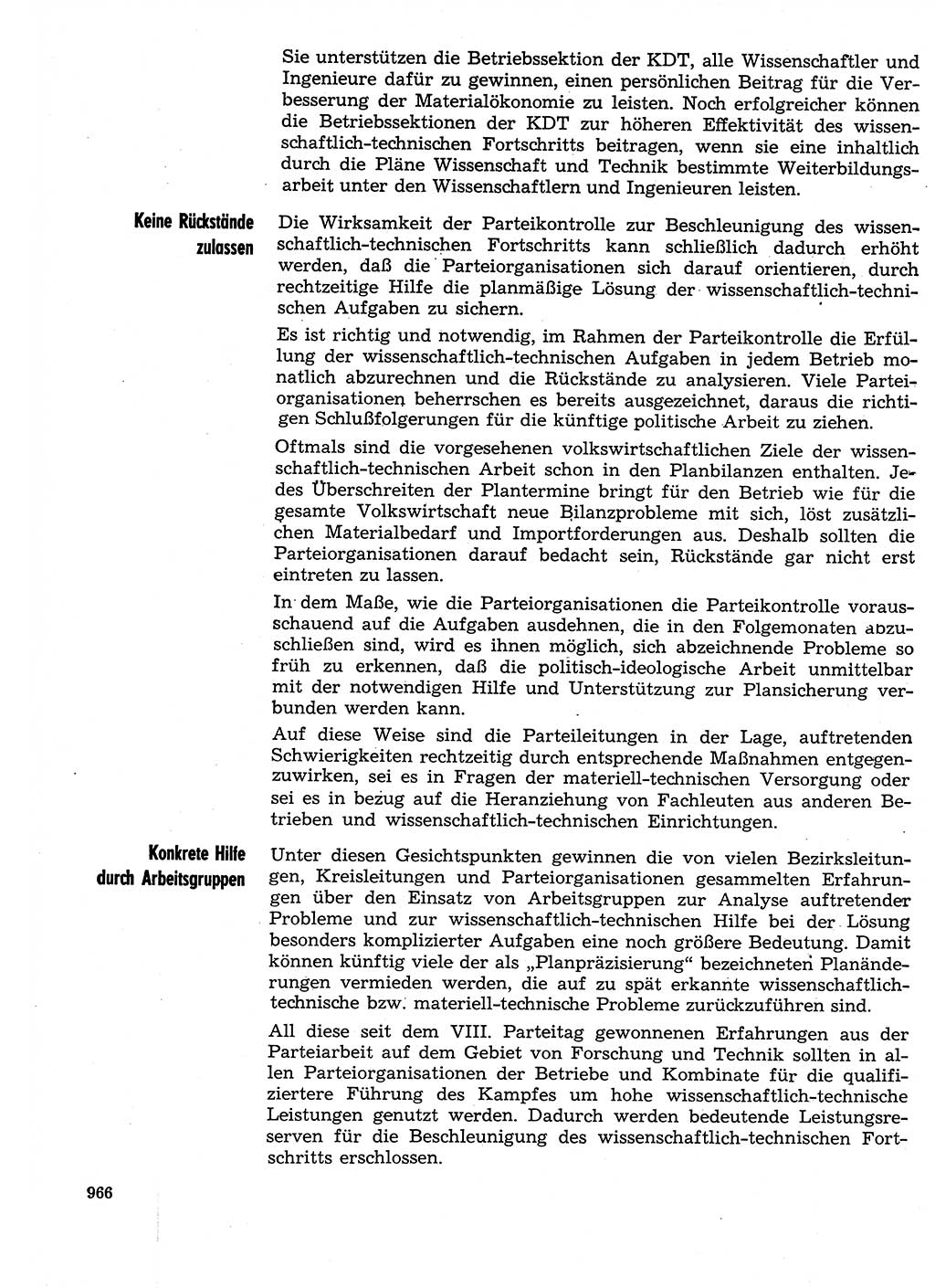 Neuer Weg (NW), Organ des Zentralkomitees (ZK) der SED (Sozialistische Einheitspartei Deutschlands) für Fragen des Parteilebens, 29. Jahrgang [Deutsche Demokratische Republik (DDR)] 1974, Seite 966 (NW ZK SED DDR 1974, S. 966)
