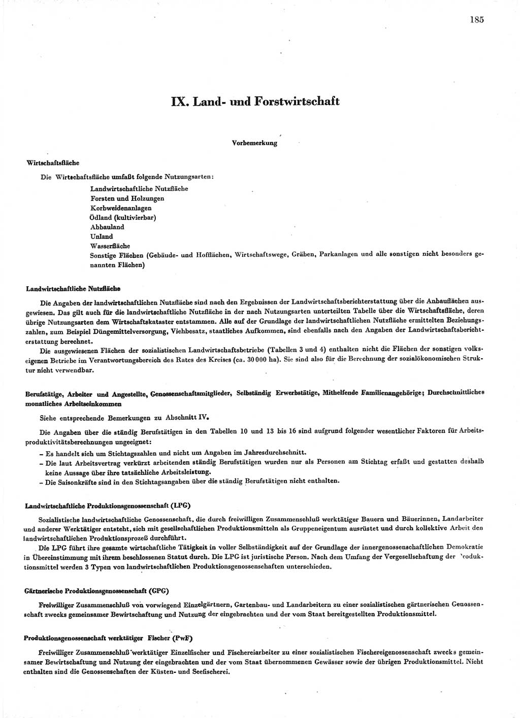 Statistisches Jahrbuch der Deutschen Demokratischen Republik (DDR) 1974, Seite 185 (Stat. Jb. DDR 1974, S. 185)