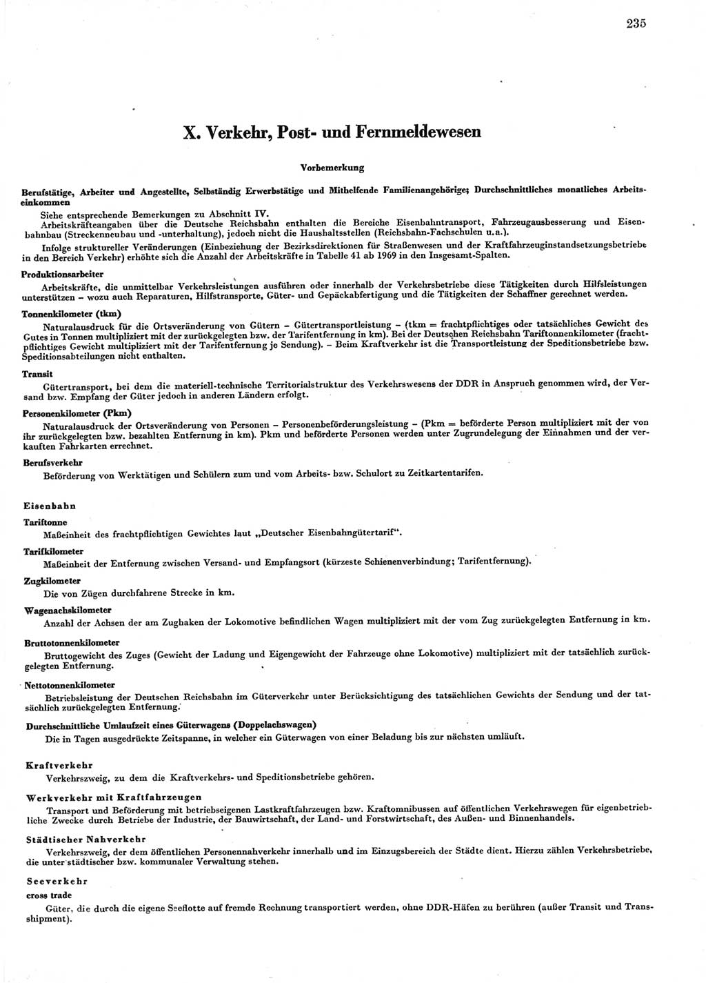 Statistisches Jahrbuch der Deutschen Demokratischen Republik (DDR) 1974, Seite 235 (Stat. Jb. DDR 1974, S. 235)