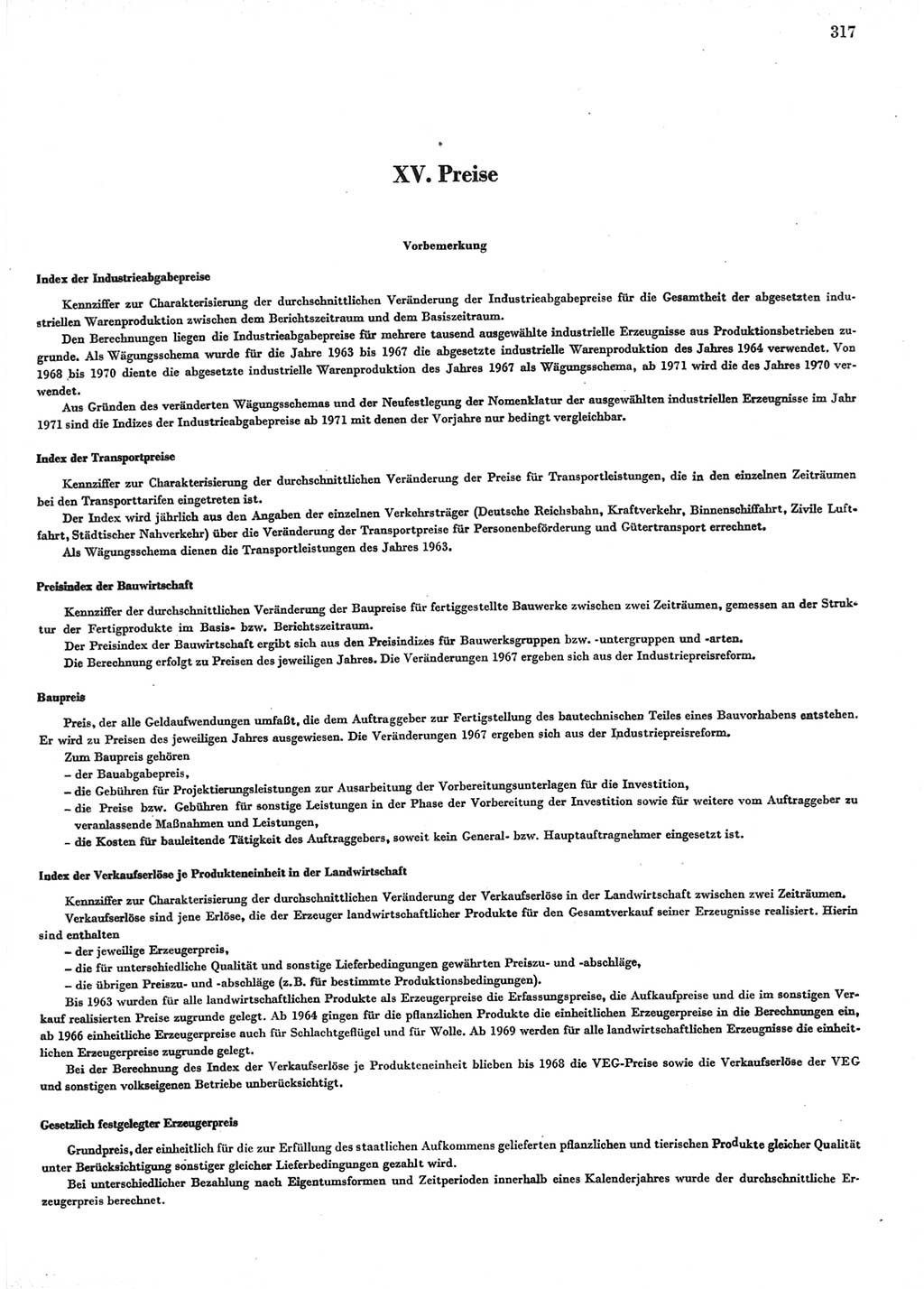 Statistisches Jahrbuch der Deutschen Demokratischen Republik (DDR) 1974, Seite 317 (Stat. Jb. DDR 1974, S. 317)