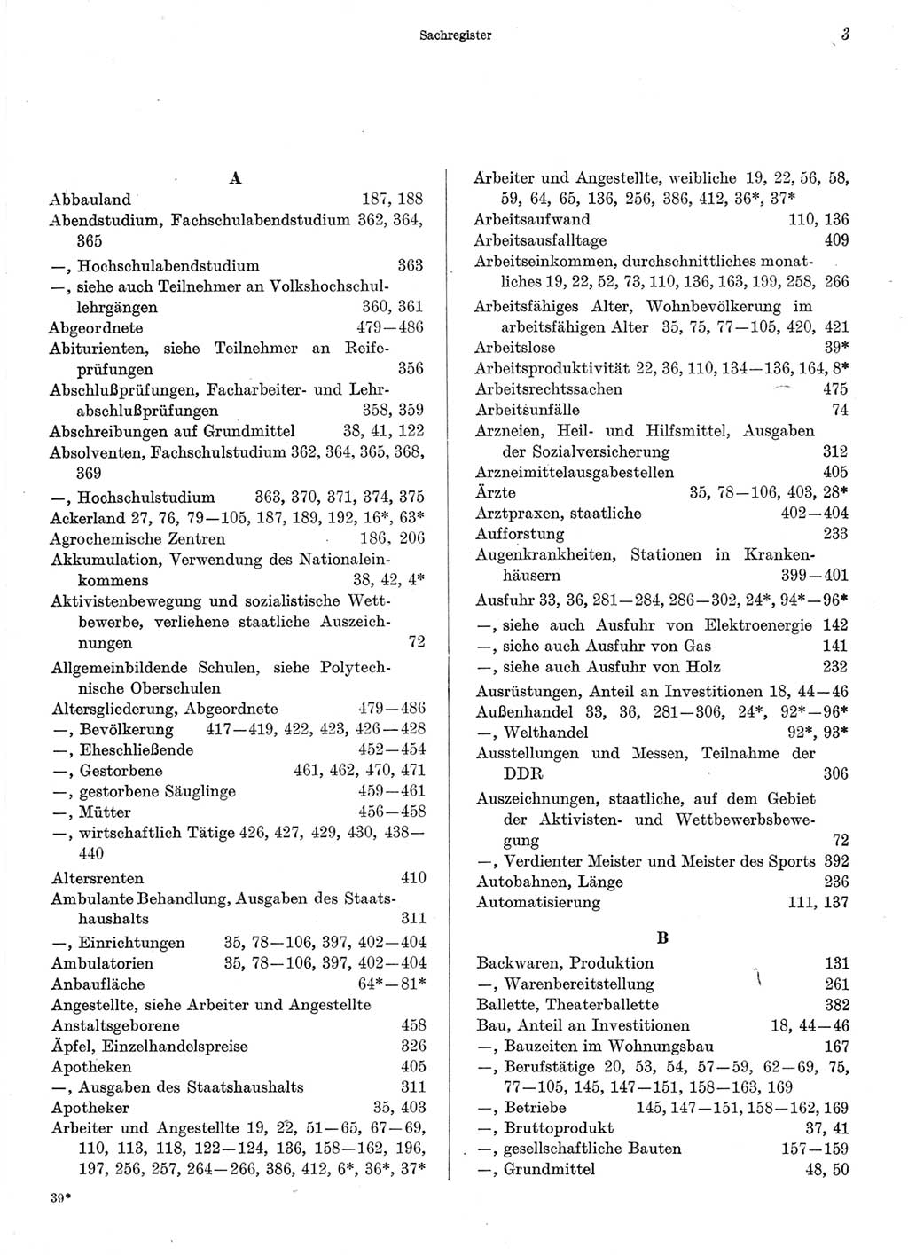 Statistisches Jahrbuch der Deutschen Demokratischen Republik (DDR) 1974, Seite 3 (Stat. Jb. DDR 1974, S. 3)