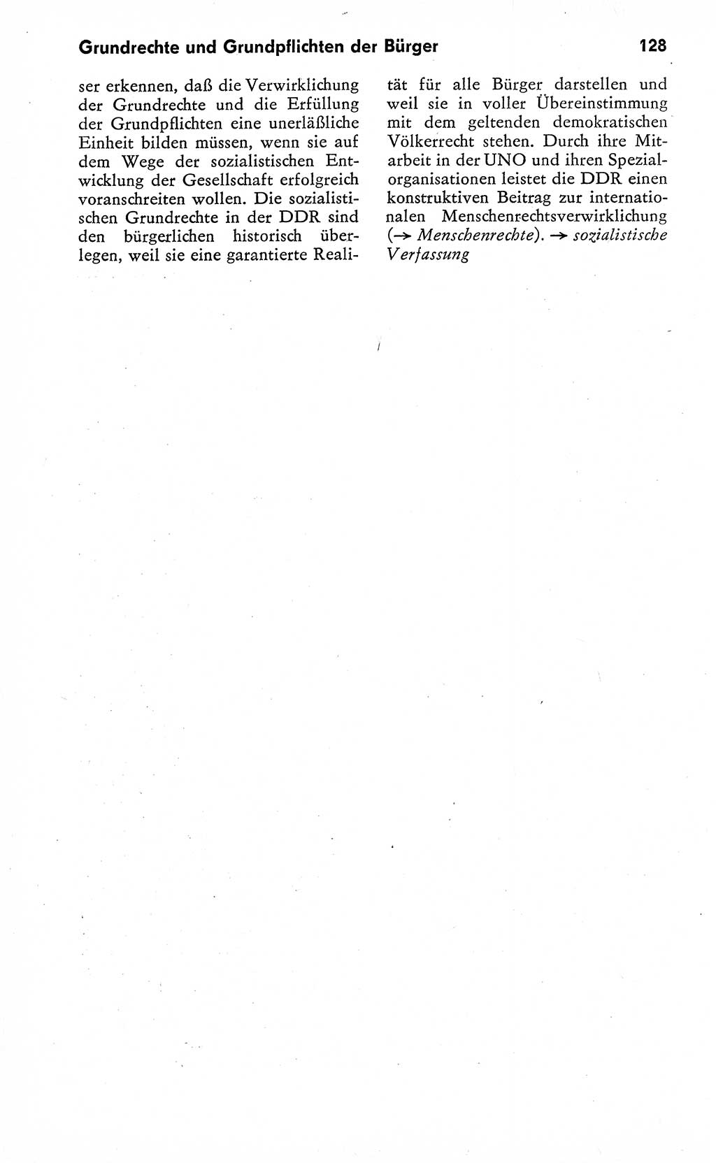 Wörterbuch zum sozialistischen Staat [Deutsche Demokratische Republik (DDR)] 1974, Seite 128 (Wb. soz. St. DDR 1974, S. 128)
