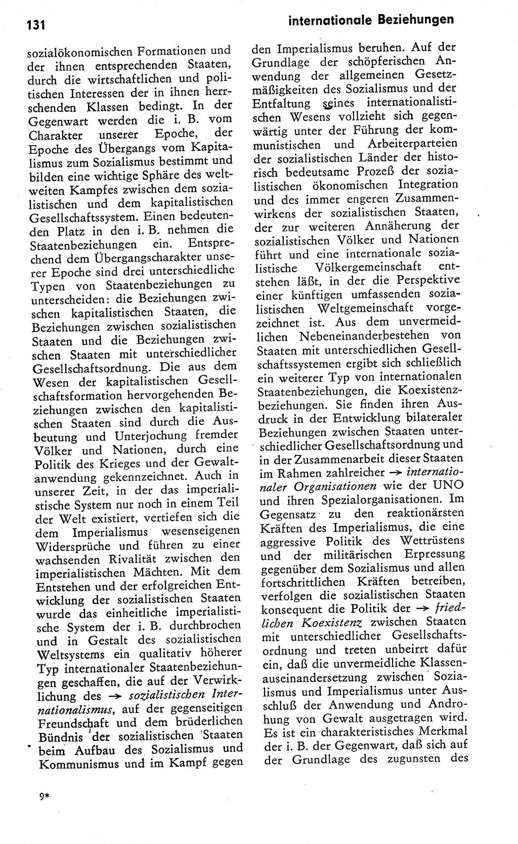 Wörterbuch zum sozialistischen Staat [Deutsche Demokratische Republik (DDR)] 1974, Seite 131 (Wb. soz. St. DDR 1974, S. 131)