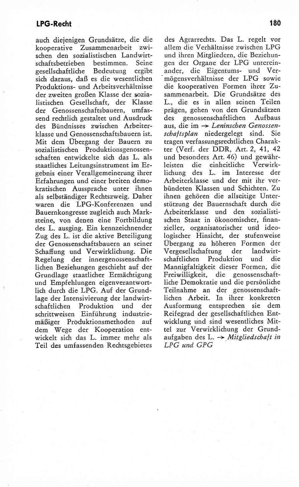 Wörterbuch zum sozialistischen Staat [Deutsche Demokratische Republik (DDR)] 1974, Seite 180 (Wb. soz. St. DDR 1974, S. 180)