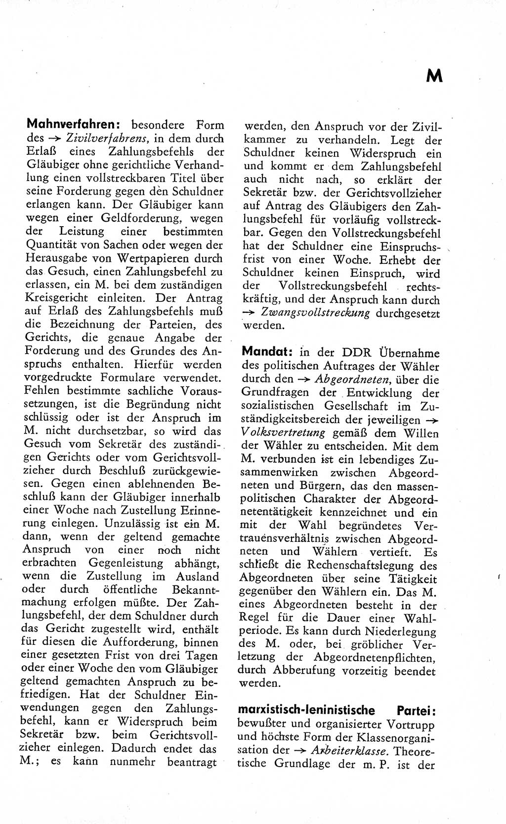 Wörterbuch zum sozialistischen Staat [Deutsche Demokratische Republik (DDR)] 1974, Seite 181 (Wb. soz. St. DDR 1974, S. 181)