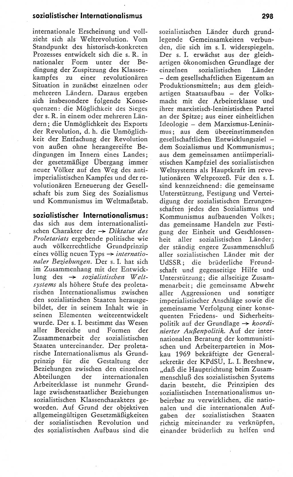 Wörterbuch zum sozialistischen Staat [Deutsche Demokratische Republik (DDR)] 1974, Seite 298 (Wb. soz. St. DDR 1974, S. 298)