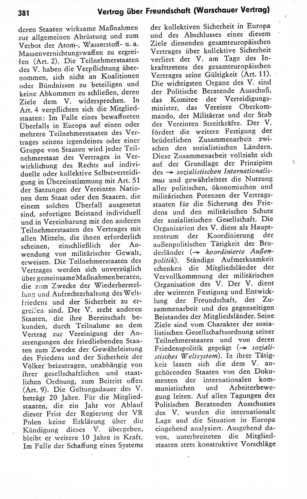 Wörterbuch zum sozialistischen Staat [Deutsche Demokratische Republik (DDR)] 1974, Seite 381 (Wb. soz. St. DDR 1974, S. 381)