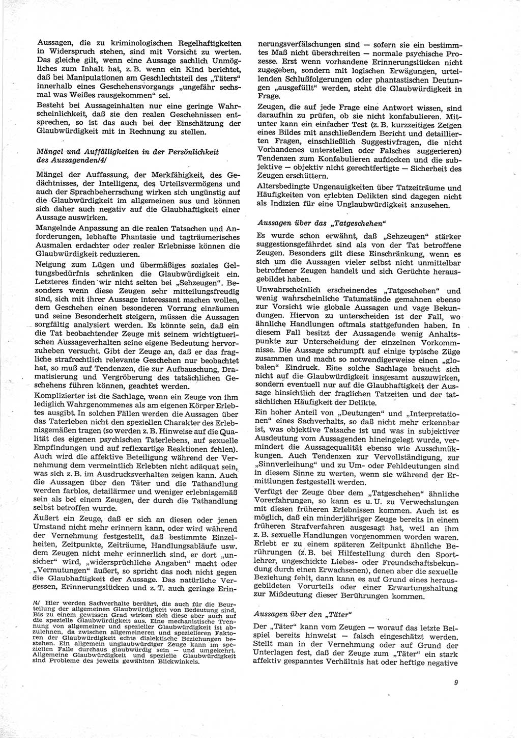 Neue Justiz (NJ), Zeitschrift für Recht und Rechtswissenschaft [Deutsche Demokratische Republik (DDR)], 28. Jahrgang 1974, Seite 9 (NJ DDR 1974, S. 9)