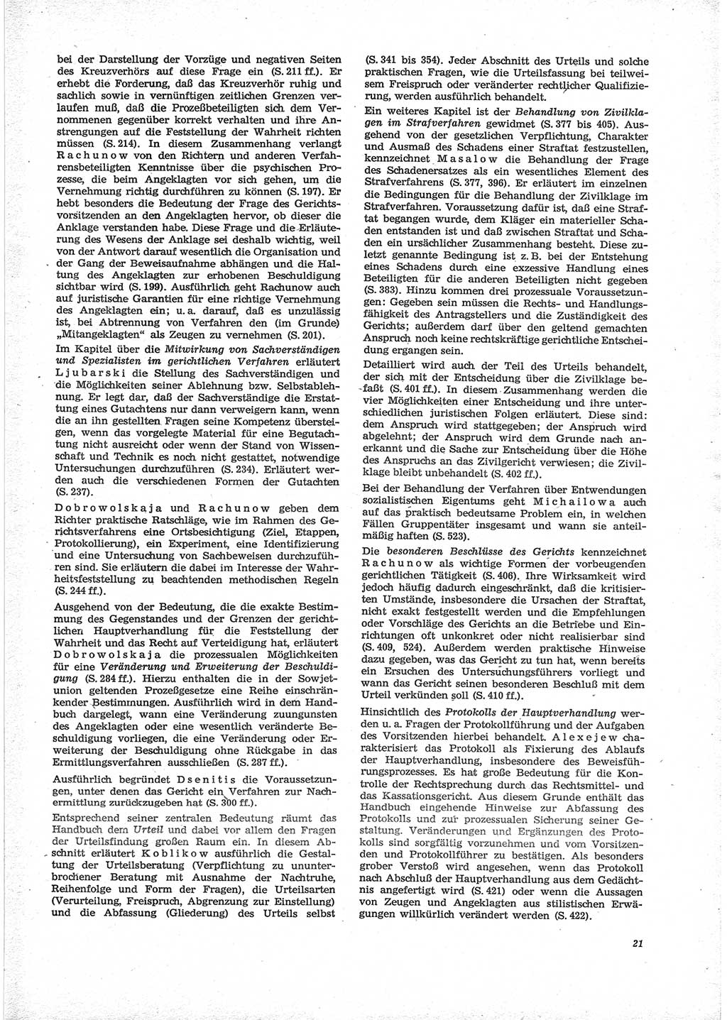 Neue Justiz (NJ), Zeitschrift für Recht und Rechtswissenschaft [Deutsche Demokratische Republik (DDR)], 28. Jahrgang 1974, Seite 21 (NJ DDR 1974, S. 21)