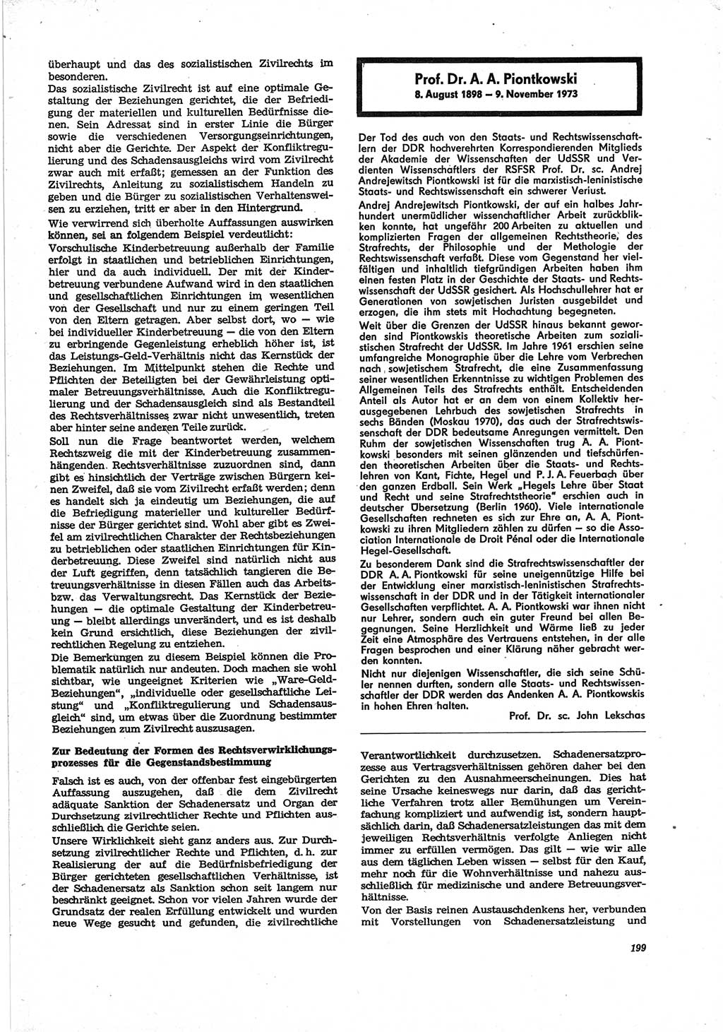 Neue Justiz (NJ), Zeitschrift für Recht und Rechtswissenschaft [Deutsche Demokratische Republik (DDR)], 28. Jahrgang 1974, Seite 199 (NJ DDR 1974, S. 199)