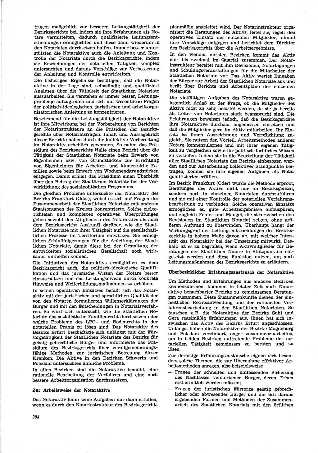 Neue Justiz (NJ), Zeitschrift für Recht und Rechtswissenschaft [Deutsche Demokratische Republik (DDR)], 28. Jahrgang 1974, Seite 204 (NJ DDR 1974, S. 204)