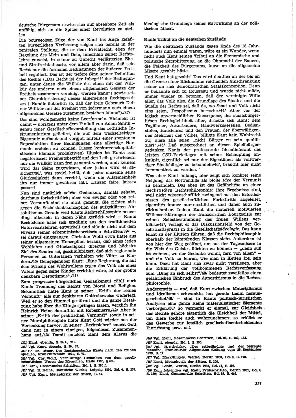 Neue Justiz (NJ), Zeitschrift für Recht und Rechtswissenschaft [Deutsche Demokratische Republik (DDR)], 28. Jahrgang 1974, Seite 227 (NJ DDR 1974, S. 227)