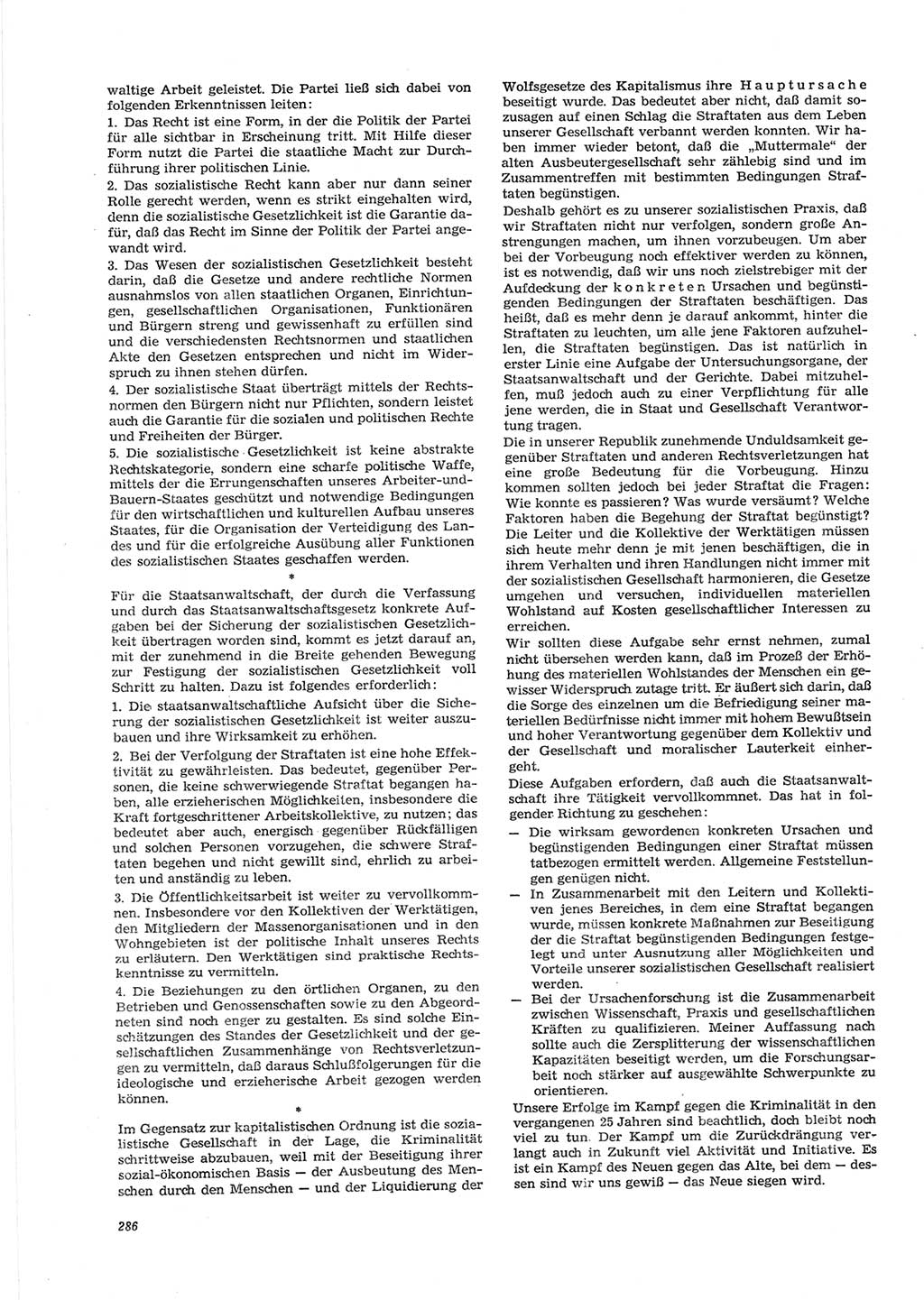 Neue Justiz (NJ), Zeitschrift für Recht und Rechtswissenschaft [Deutsche Demokratische Republik (DDR)], 28. Jahrgang 1974, Seite 286 (NJ DDR 1974, S. 286)
