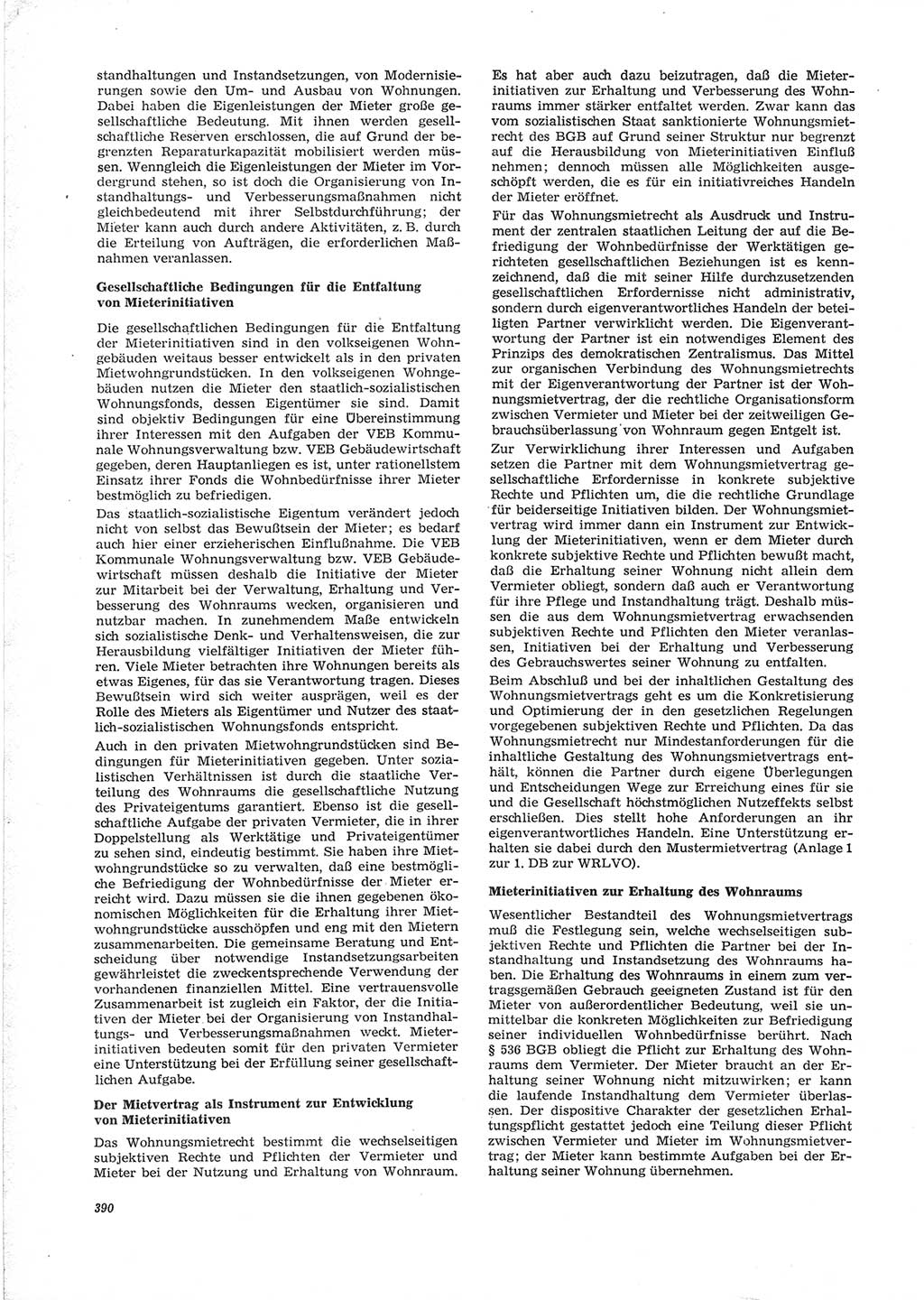 Neue Justiz (NJ), Zeitschrift für Recht und Rechtswissenschaft [Deutsche Demokratische Republik (DDR)], 28. Jahrgang 1974, Seite 390 (NJ DDR 1974, S. 390)