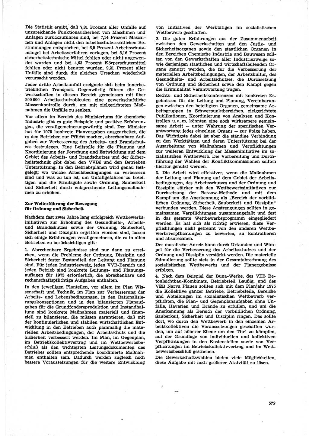 Neue Justiz (NJ), Zeitschrift für Recht und Rechtswissenschaft [Deutsche Demokratische Republik (DDR)], 28. Jahrgang 1974, Seite 579 (NJ DDR 1974, S. 579)