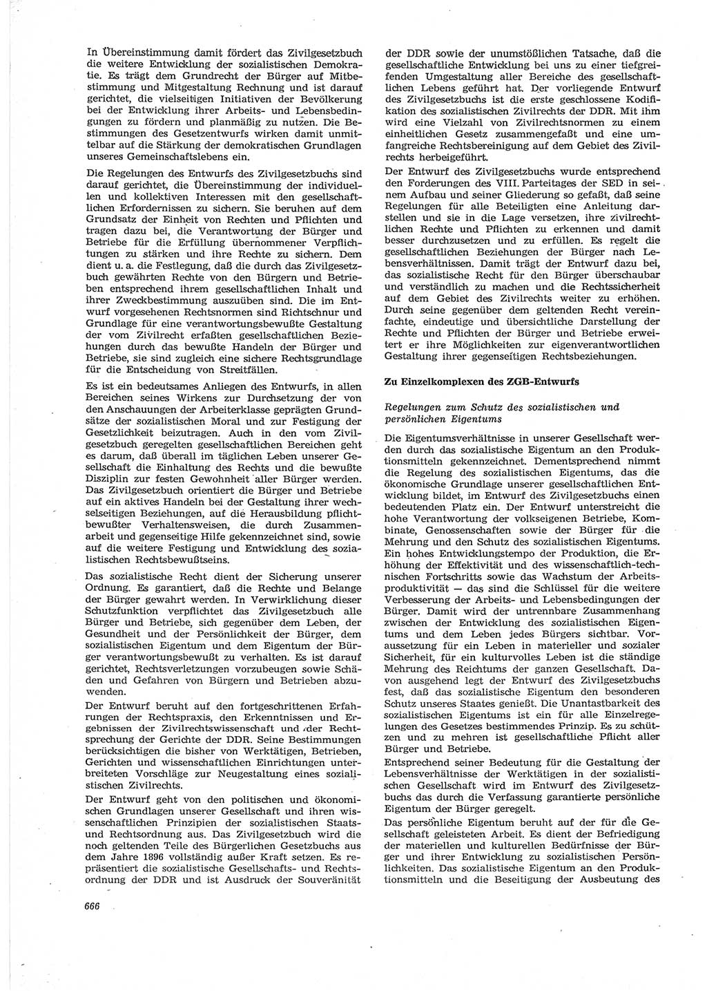 Neue Justiz (NJ), Zeitschrift für Recht und Rechtswissenschaft [Deutsche Demokratische Republik (DDR)], 28. Jahrgang 1974, Seite 666 (NJ DDR 1974, S. 666)