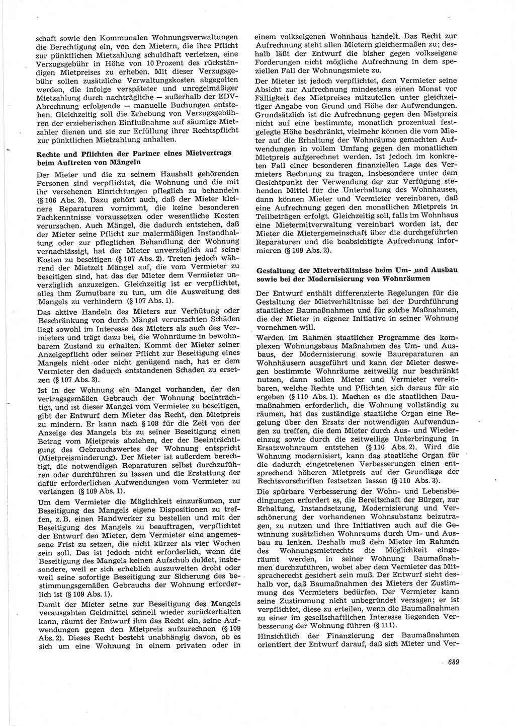 Neue Justiz (NJ), Zeitschrift für Recht und Rechtswissenschaft [Deutsche Demokratische Republik (DDR)], 28. Jahrgang 1974, Seite 689 (NJ DDR 1974, S. 689)