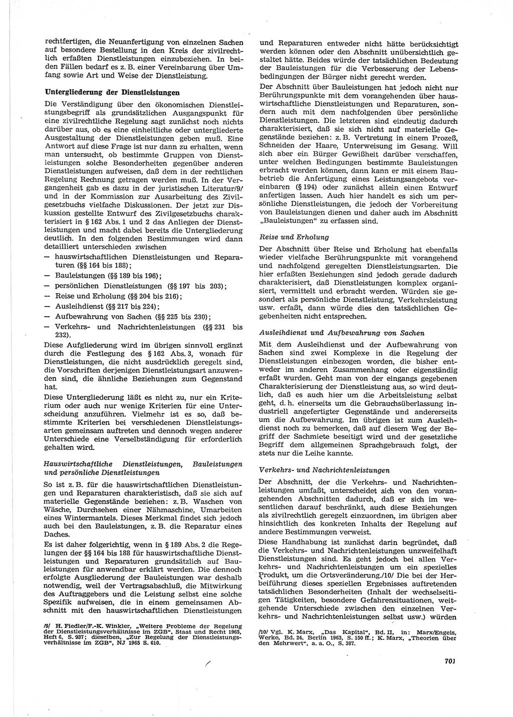 Neue Justiz (NJ), Zeitschrift für Recht und Rechtswissenschaft [Deutsche Demokratische Republik (DDR)], 28. Jahrgang 1974, Seite 701 (NJ DDR 1974, S. 701)