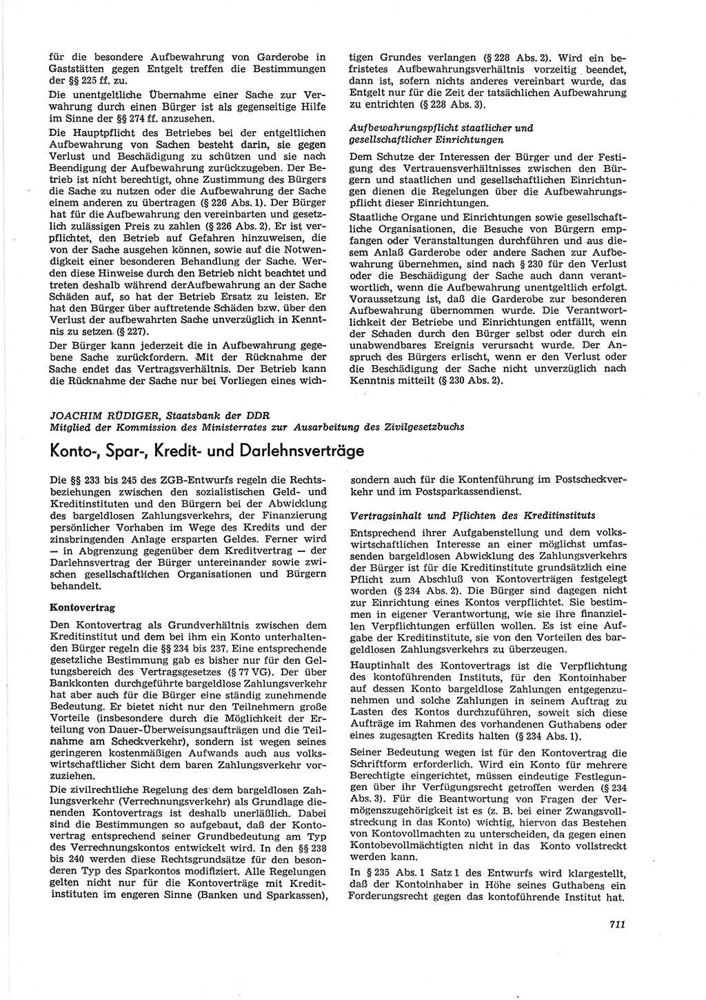 Neue Justiz (NJ), Zeitschrift für Recht und Rechtswissenschaft [Deutsche Demokratische Republik (DDR)], 28. Jahrgang 1974, Seite 711 (NJ DDR 1974, S. 711)