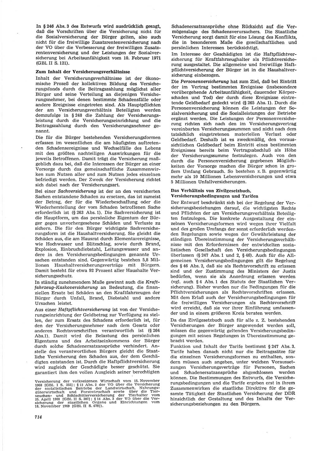 Neue Justiz (NJ), Zeitschrift für Recht und Rechtswissenschaft [Deutsche Demokratische Republik (DDR)], 28. Jahrgang 1974, Seite 714 (NJ DDR 1974, S. 714)