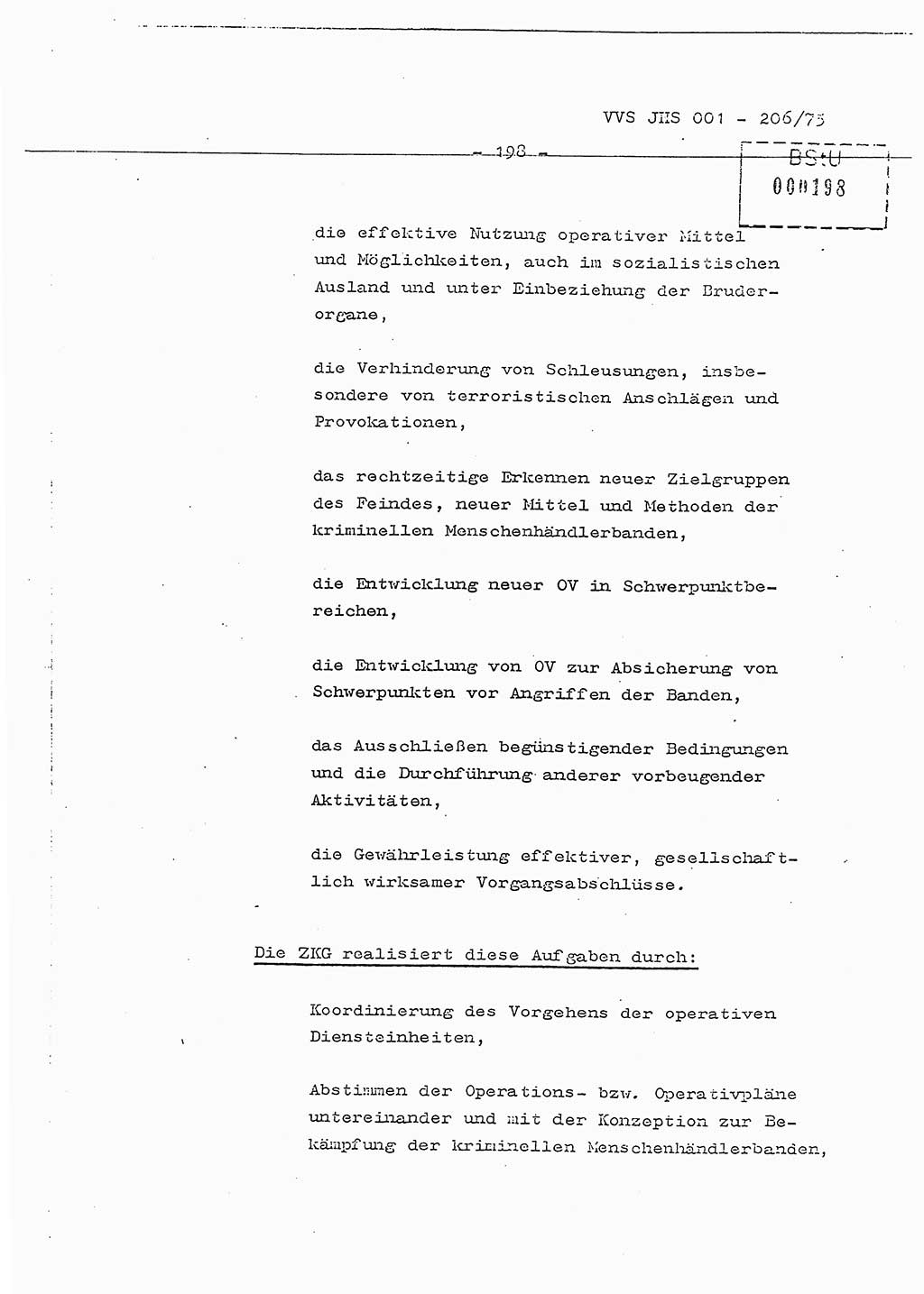 Dissertation Generalmajor Manfred Hummitzsch (Leiter der BV Leipzig), Generalmajor Heinz Fiedler (HA Ⅵ), Oberst Rolf Fister (HA Ⅸ), Ministerium für Staatssicherheit (MfS) [Deutsche Demokratische Republik (DDR)], Juristische Hochschule (JHS), Vertrauliche Verschlußsache (VVS) 001-206/75, Potsdam 1975, Seite 198 (Diss. MfS DDR JHS VVS 001-206/75 1975, S. 198)