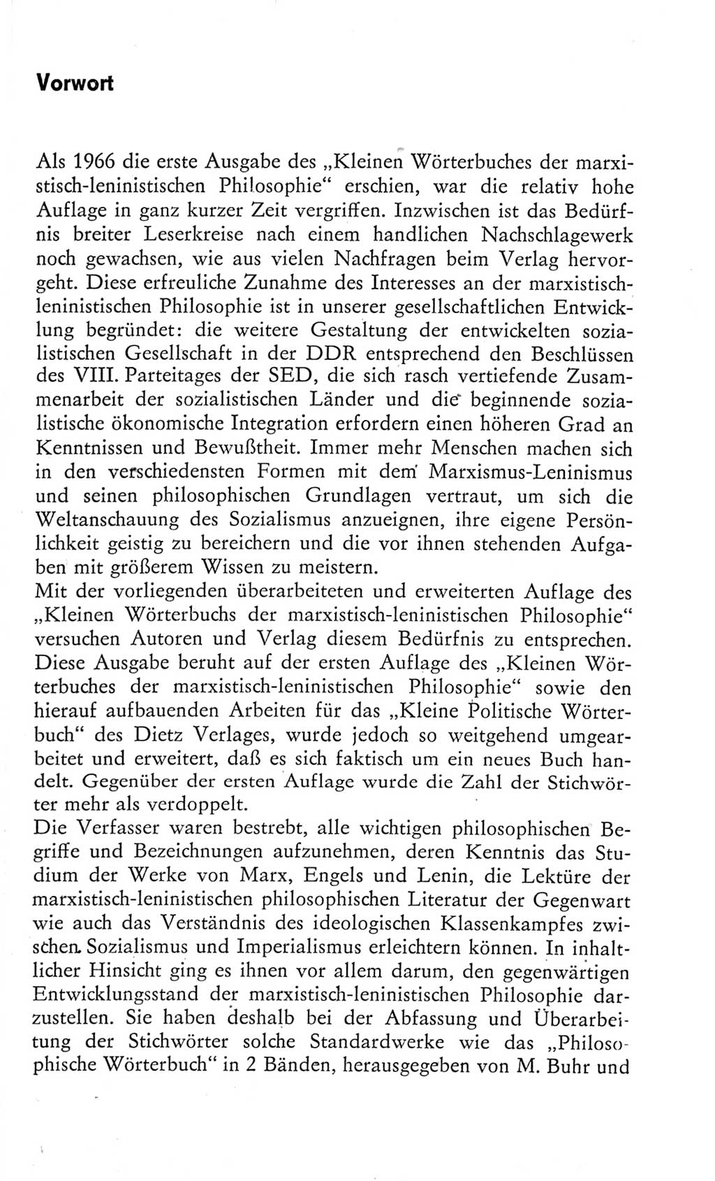 Kleines Wörterbuch der marxistisch-leninistischen Philosophie [Deutsche Demokratische Republik (DDR)] 1975, Seite 5 (Kl. Wb. ML Phil. DDR 1975, S. 5)