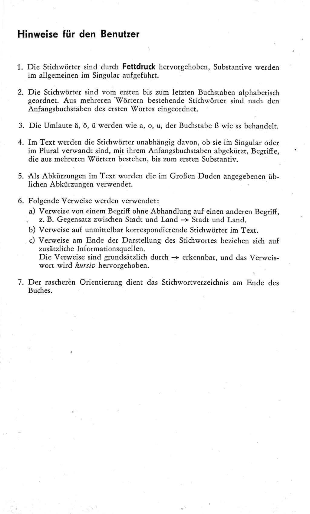 Kleines Wörterbuch der marxistisch-leninistischen Philosophie [Deutsche Demokratische Republik (DDR)] 1975, Seite 7 (Kl. Wb. ML Phil. DDR 1975, S. 7)