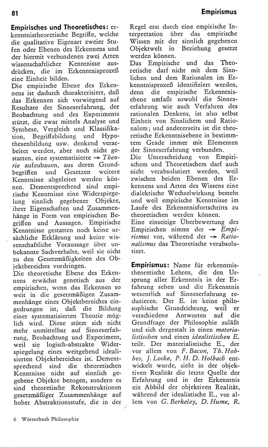 Kleines Wörterbuch der marxistisch-leninistischen Philosophie [Deutsche Demokratische Republik (DDR)] 1975, Seite 81 (Kl. Wb. ML Phil. DDR 1975, S. 81)