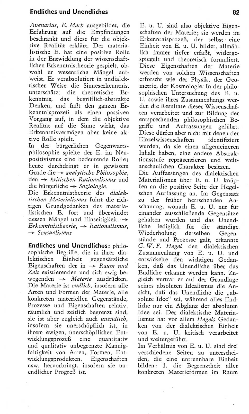 Kleines Wörterbuch der marxistisch-leninistischen Philosophie [Deutsche Demokratische Republik (DDR)] 1975, Seite 82 (Kl. Wb. ML Phil. DDR 1975, S. 82)