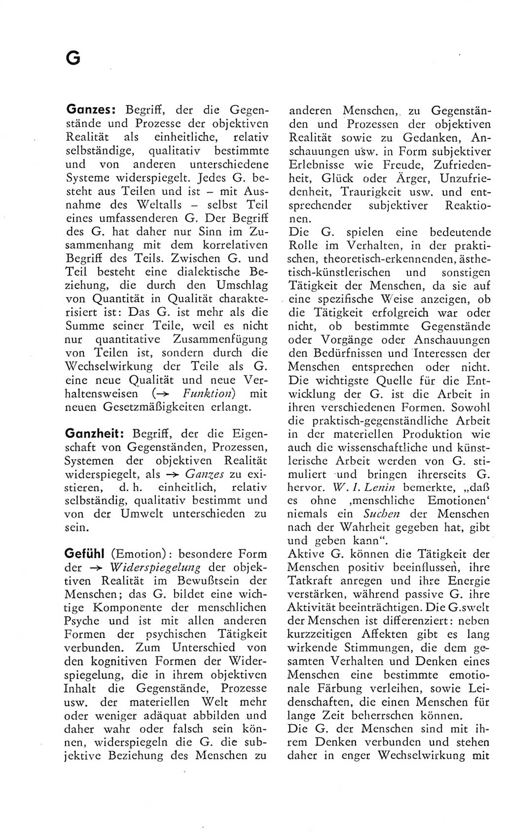 Kleines Wörterbuch der marxistisch-leninistischen Philosophie [Deutsche Demokratische Republik (DDR)] 1975, Seite 108 (Kl. Wb. ML Phil. DDR 1975, S. 108)
