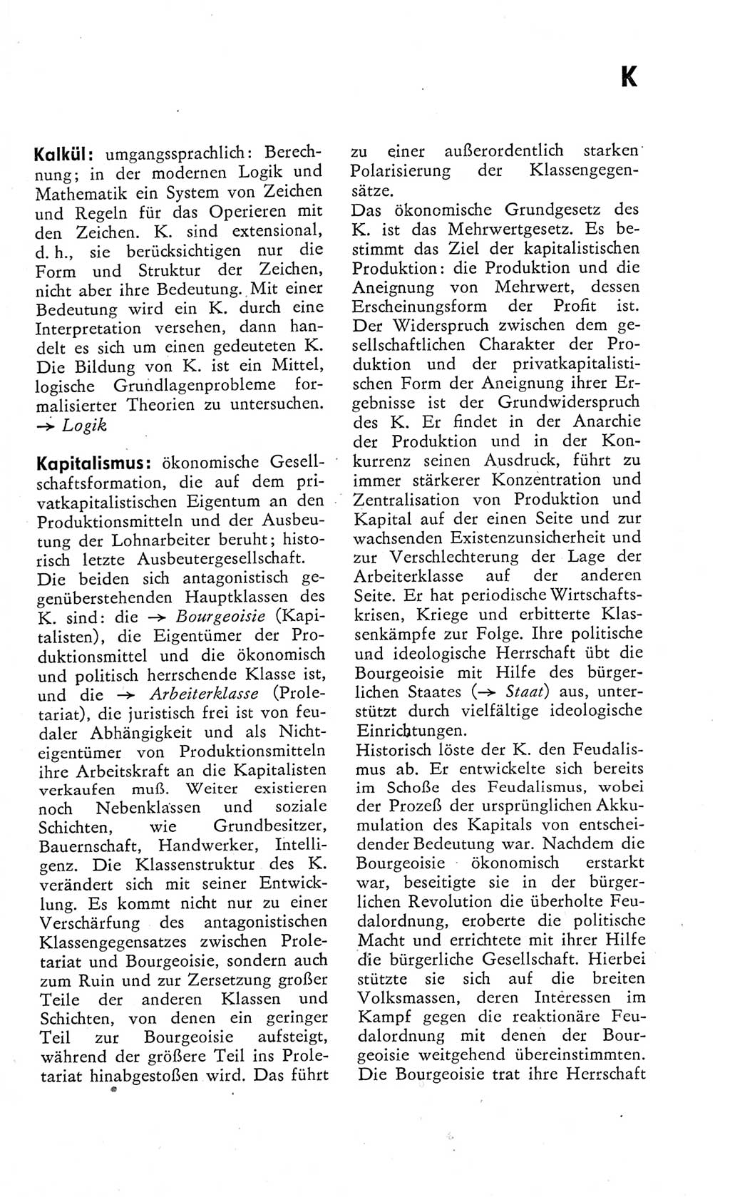 Kleines Wörterbuch der marxistisch-leninistischen Philosophie [Deutsche Demokratische Republik (DDR)] 1975, Seite 149 (Kl. Wb. ML Phil. DDR 1975, S. 149)