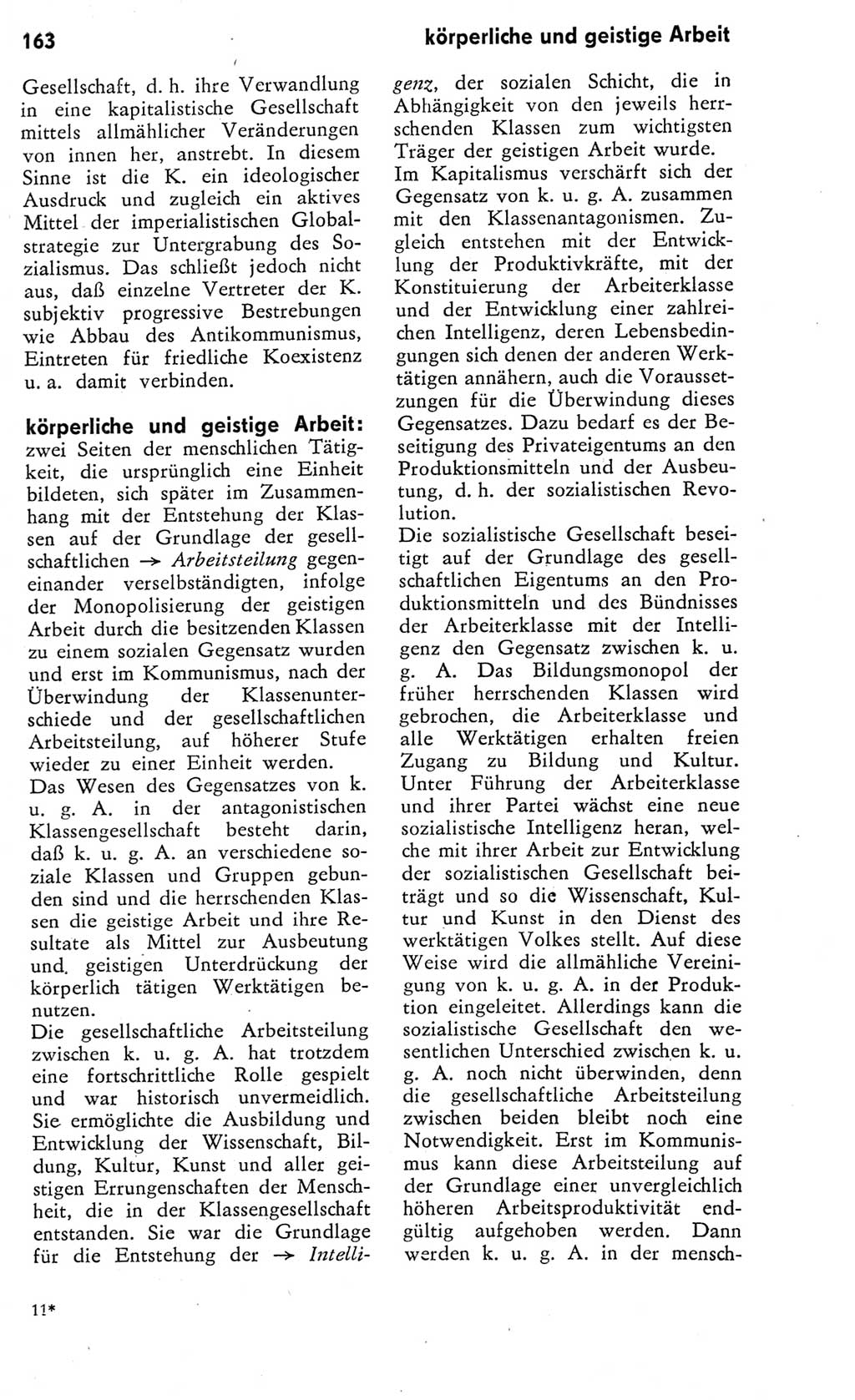 Kleines Wörterbuch der marxistisch-leninistischen Philosophie [Deutsche Demokratische Republik (DDR)] 1975, Seite 163 (Kl. Wb. ML Phil. DDR 1975, S. 163)