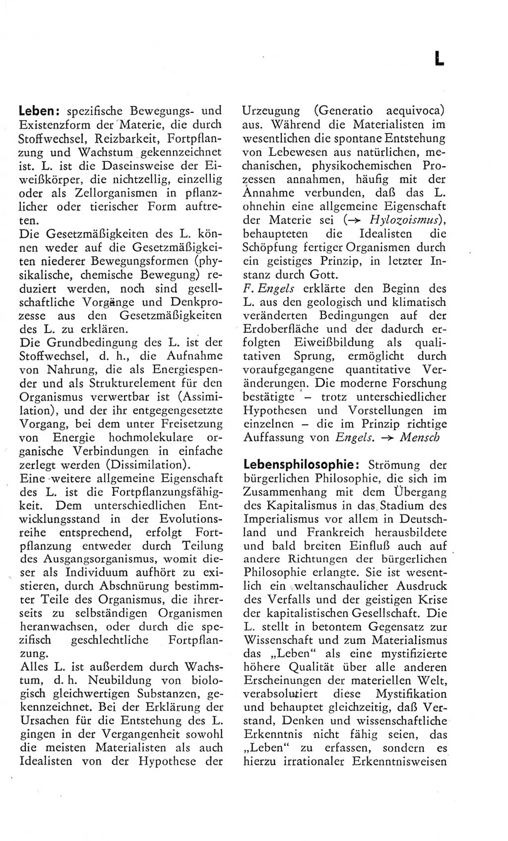 Kleines Wörterbuch der marxistisch-leninistischen Philosophie [Deutsche Demokratische Republik (DDR)] 1975, Seite 169 (Kl. Wb. ML Phil. DDR 1975, S. 169)