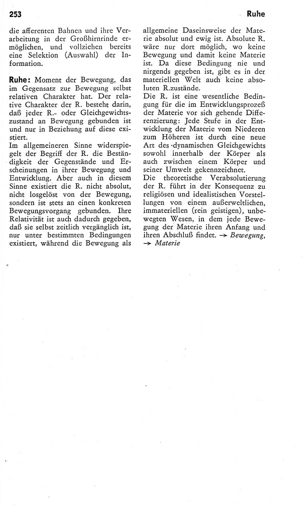 Kleines Wörterbuch der marxistisch-leninistischen Philosophie [Deutsche Demokratische Republik (DDR)] 1975, Seite 253 (Kl. Wb. ML Phil. DDR 1975, S. 253)