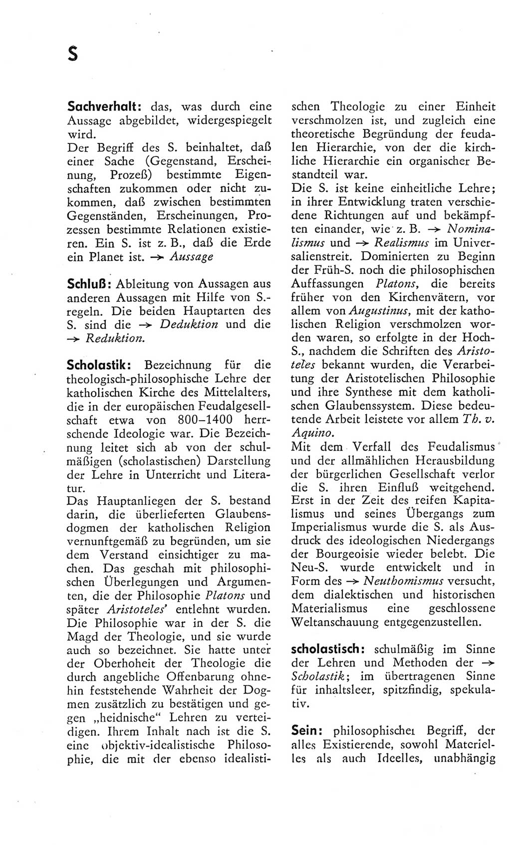 Kleines Wörterbuch der marxistisch-leninistischen Philosophie [Deutsche Demokratische Republik (DDR)] 1975, Seite 254 (Kl. Wb. ML Phil. DDR 1975, S. 254)