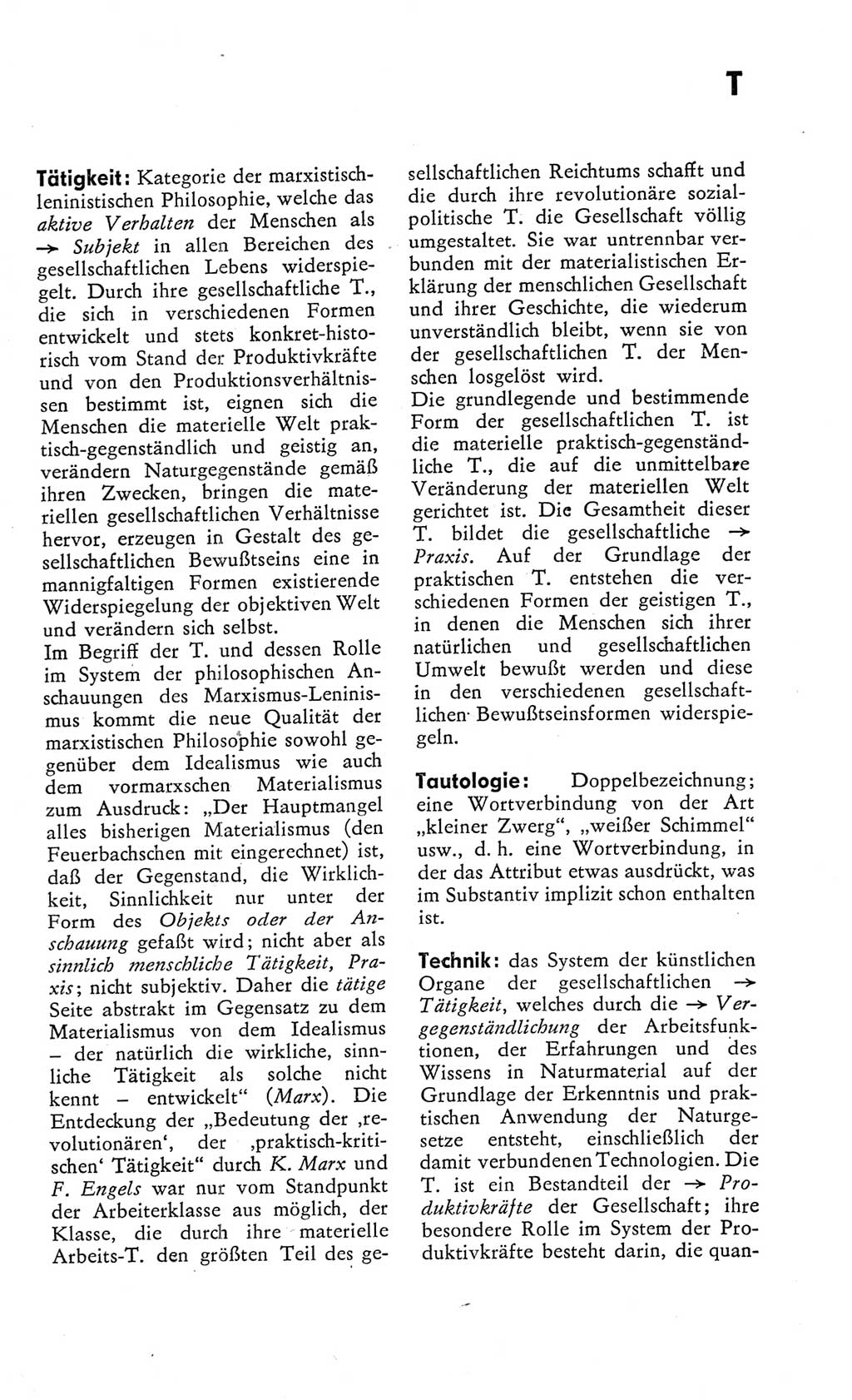 Kleines Wörterbuch der marxistisch-leninistischen Philosophie [Deutsche Demokratische Republik (DDR)] 1975, Seite 277 (Kl. Wb. ML Phil. DDR 1975, S. 277)