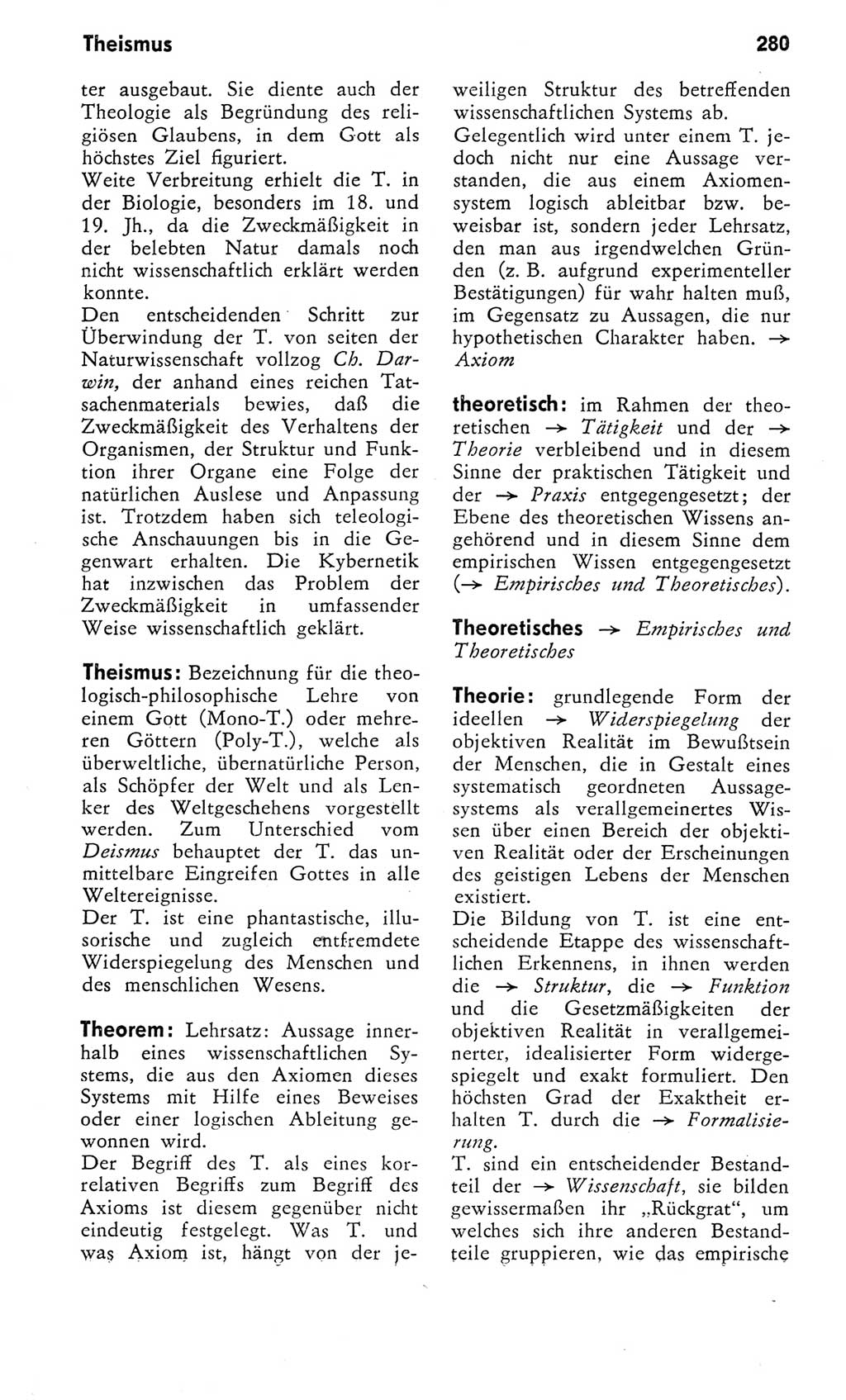 Kleines Wörterbuch der marxistisch-leninistischen Philosophie [Deutsche Demokratische Republik (DDR)] 1975, Seite 280 (Kl. Wb. ML Phil. DDR 1975, S. 280)