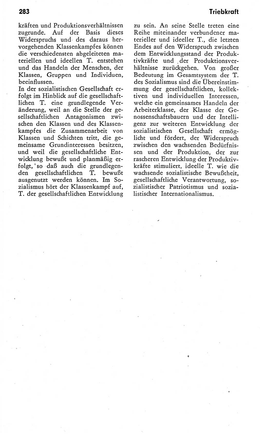 Kleines Wörterbuch der marxistisch-leninistischen Philosophie [Deutsche Demokratische Republik (DDR)] 1975, Seite 283 (Kl. Wb. ML Phil. DDR 1975, S. 283)