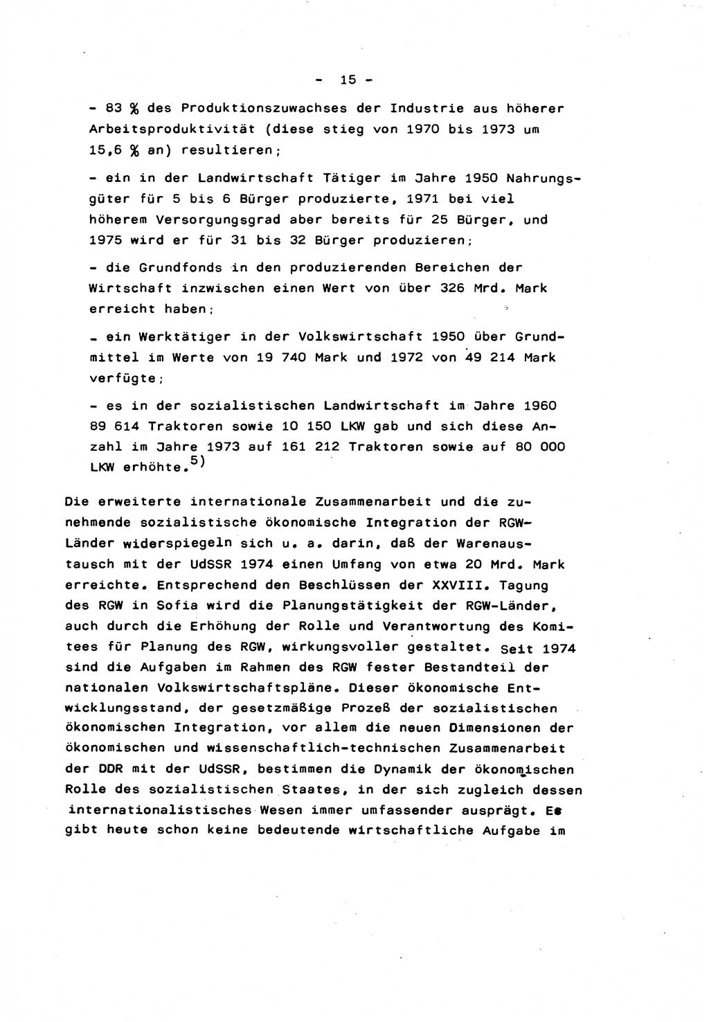 Marxistisch-leninistische Staats- und Rechtstheorie [Deutsche Demokratische Republik (DDR)] 1975, Seite 15 (ML St.-R.-Th. DDR 1975, S. 15)