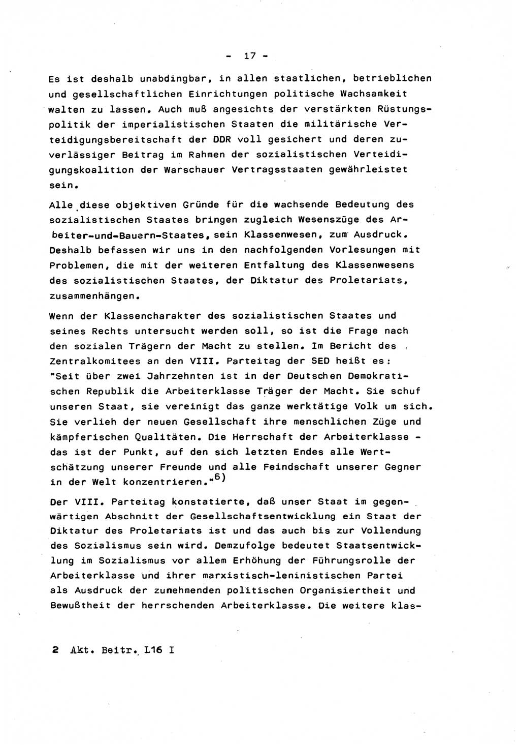 Marxistisch-leninistische Staats- und Rechtstheorie [Deutsche Demokratische Republik (DDR)] 1975, Seite 17 (ML St.-R.-Th. DDR 1975, S. 17)