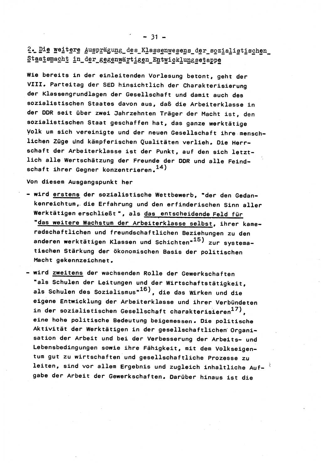 Marxistisch-leninistische Staats- und Rechtstheorie [Deutsche Demokratische Republik (DDR)] 1975, Seite 31 (ML St.-R.-Th. DDR 1975, S. 31)