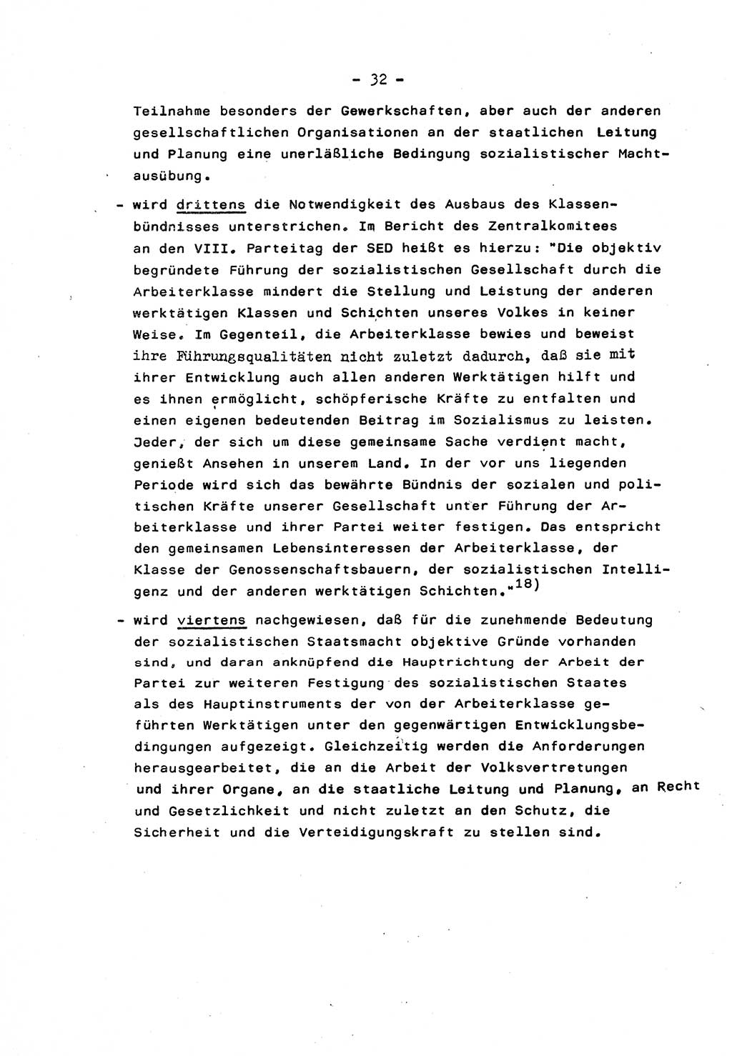 Marxistisch-leninistische Staats- und Rechtstheorie [Deutsche Demokratische Republik (DDR)] 1975, Seite 32 (ML St.-R.-Th. DDR 1975, S. 32)