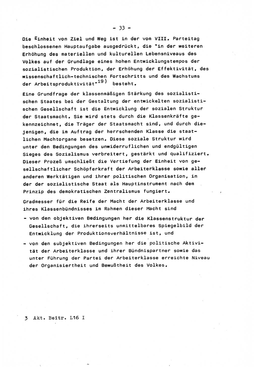Marxistisch-leninistische Staats- und Rechtstheorie [Deutsche Demokratische Republik (DDR)] 1975, Seite 33 (ML St.-R.-Th. DDR 1975, S. 33)