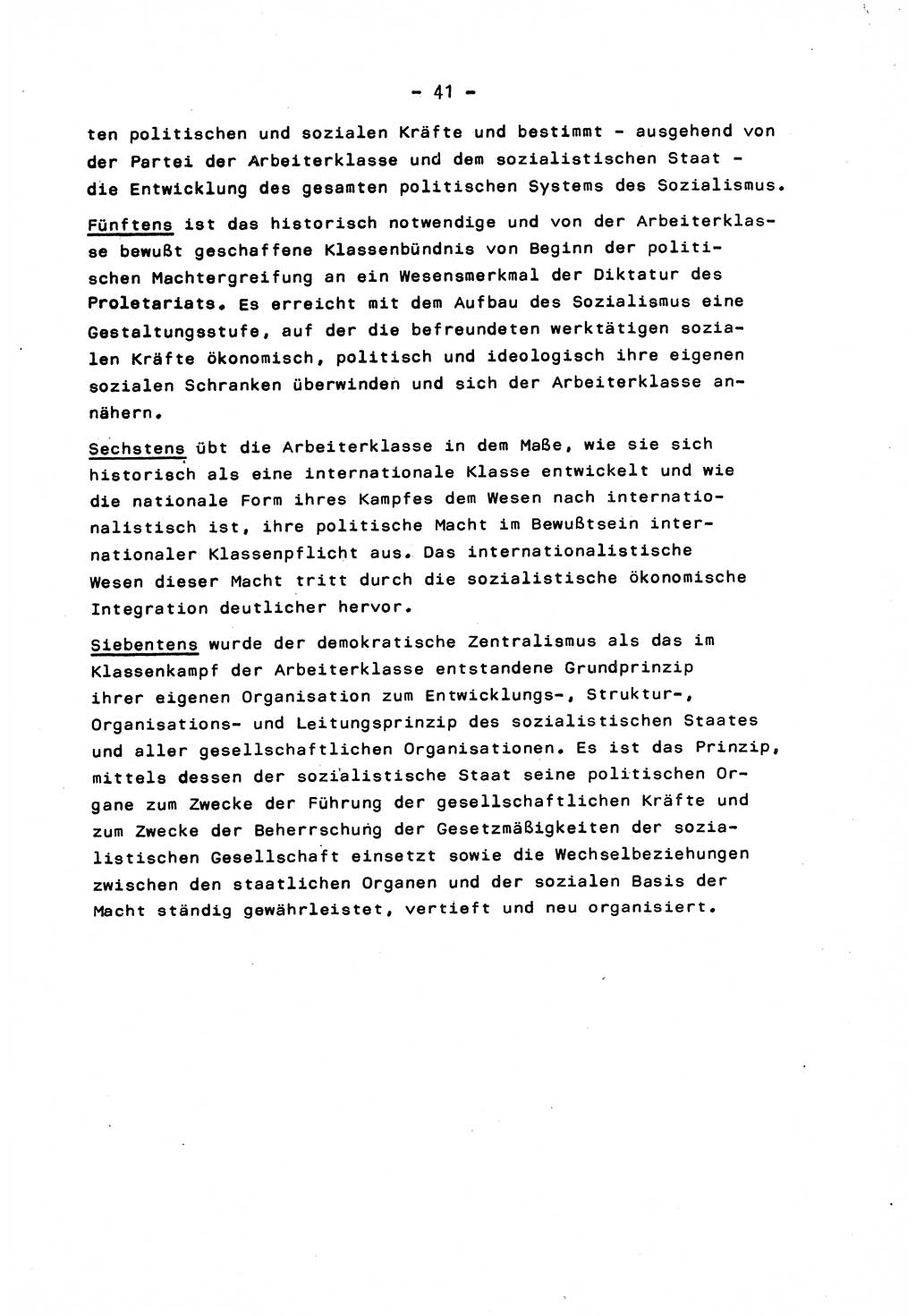 Marxistisch-leninistische Staats- und Rechtstheorie [Deutsche Demokratische Republik (DDR)] 1975, Seite 41 (ML St.-R.-Th. DDR 1975, S. 41)