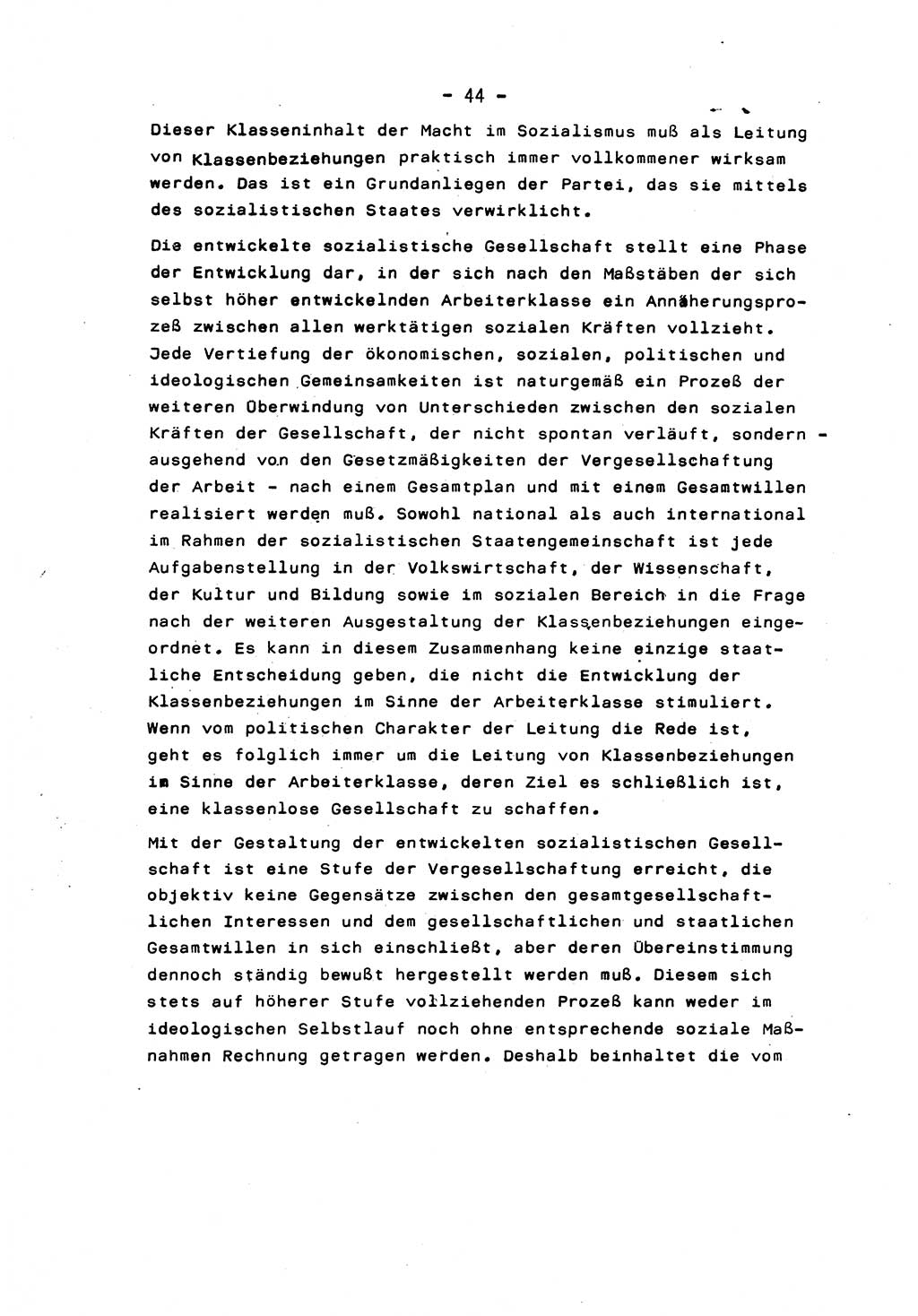 Marxistisch-leninistische Staats- und Rechtstheorie [Deutsche Demokratische Republik (DDR)] 1975, Seite 44 (ML St.-R.-Th. DDR 1975, S. 44)
