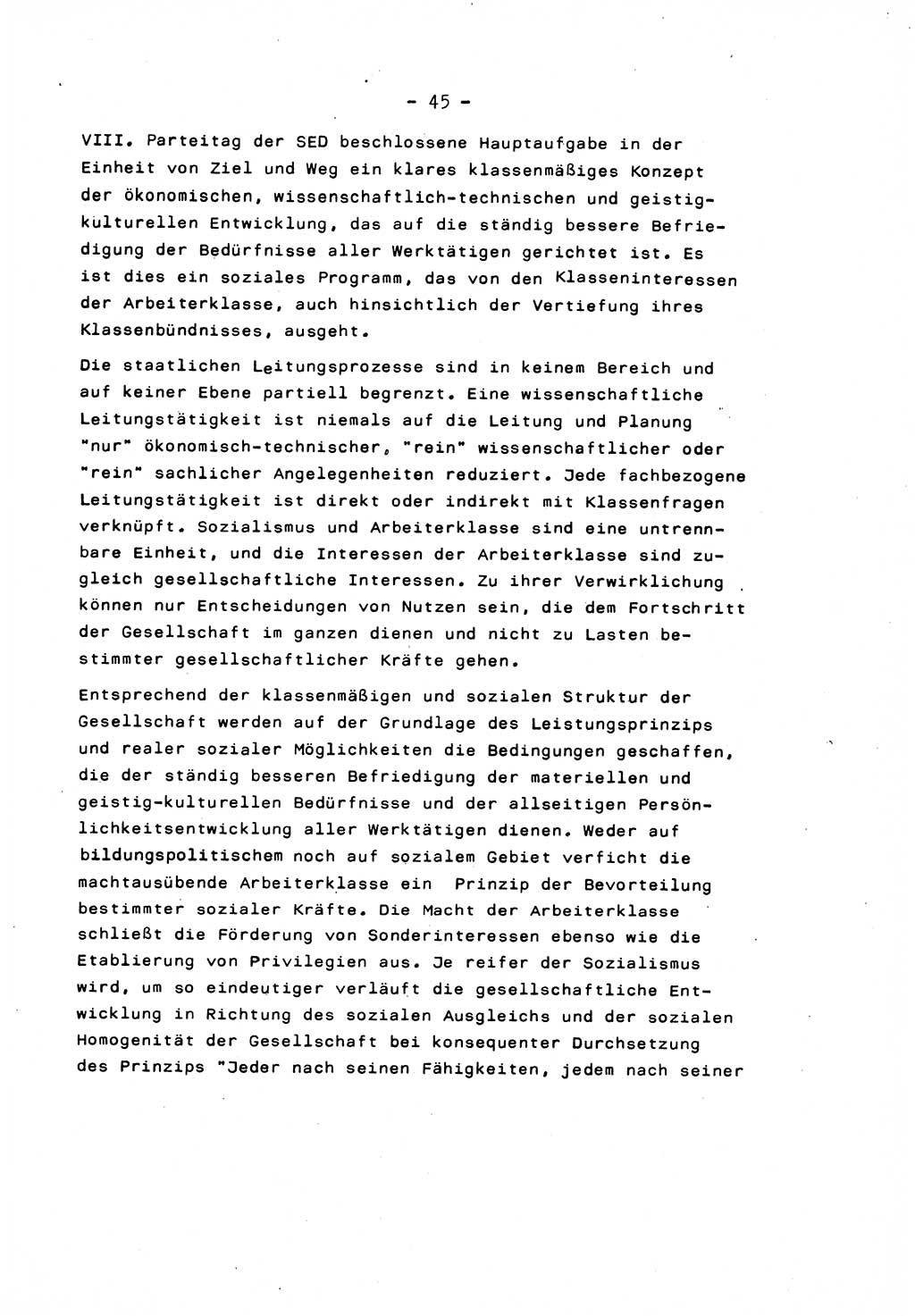 Marxistisch-leninistische Staats- und Rechtstheorie [Deutsche Demokratische Republik (DDR)] 1975, Seite 45 (ML St.-R.-Th. DDR 1975, S. 45)