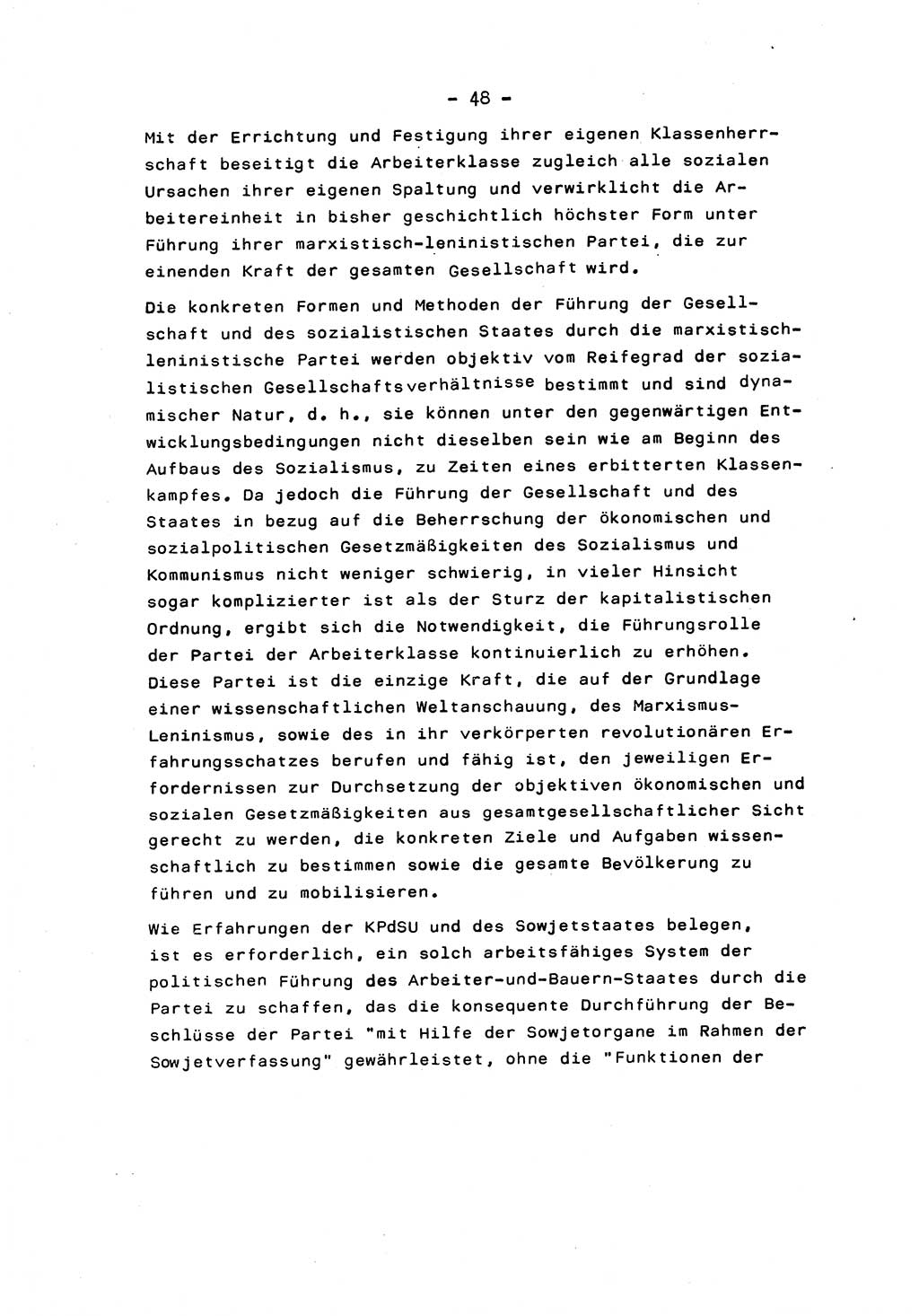 Marxistisch-leninistische Staats- und Rechtstheorie [Deutsche Demokratische Republik (DDR)] 1975, Seite 48 (ML St.-R.-Th. DDR 1975, S. 48)
