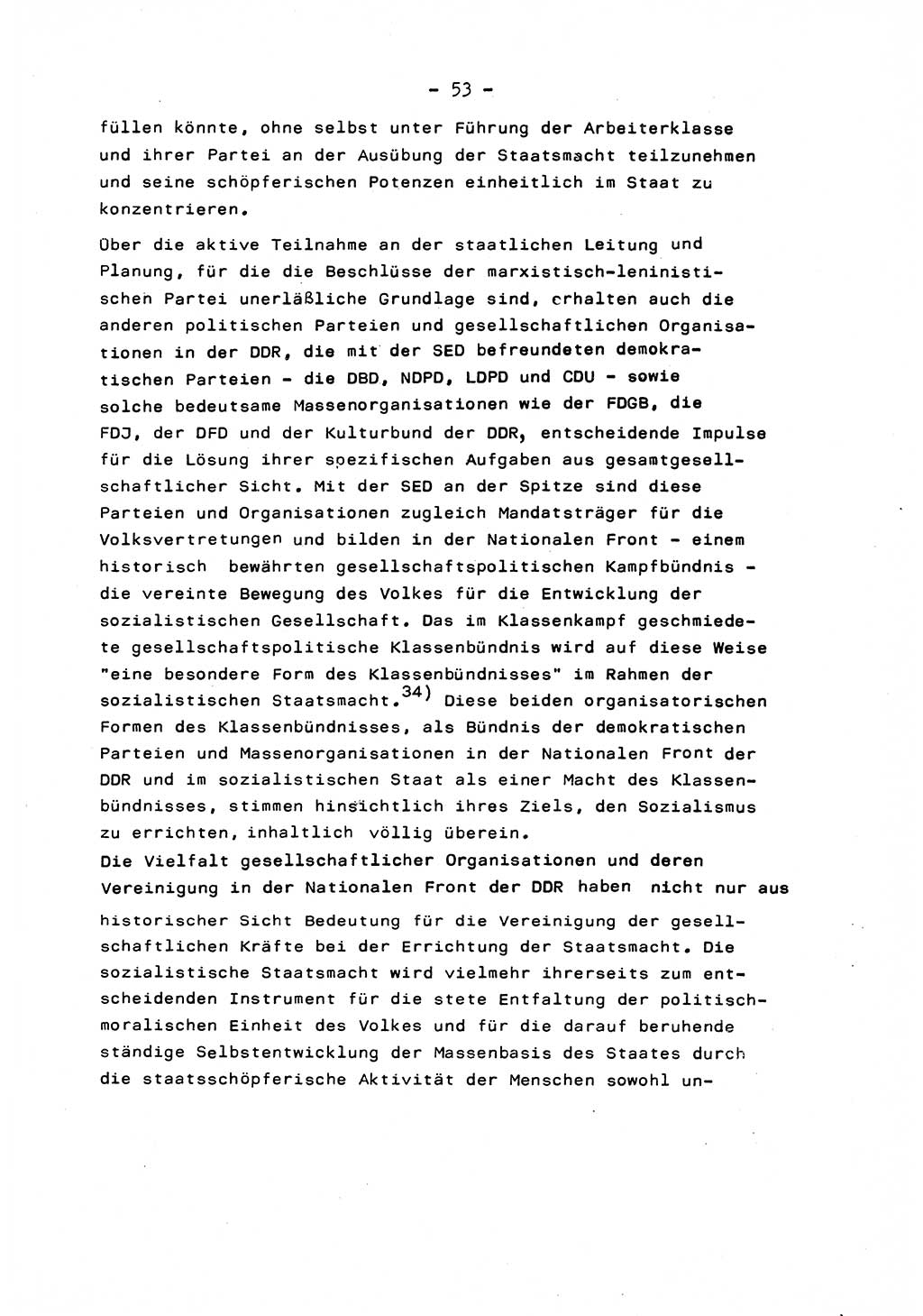Marxistisch-leninistische Staats- und Rechtstheorie [Deutsche Demokratische Republik (DDR)] 1975, Seite 53 (ML St.-R.-Th. DDR 1975, S. 53)